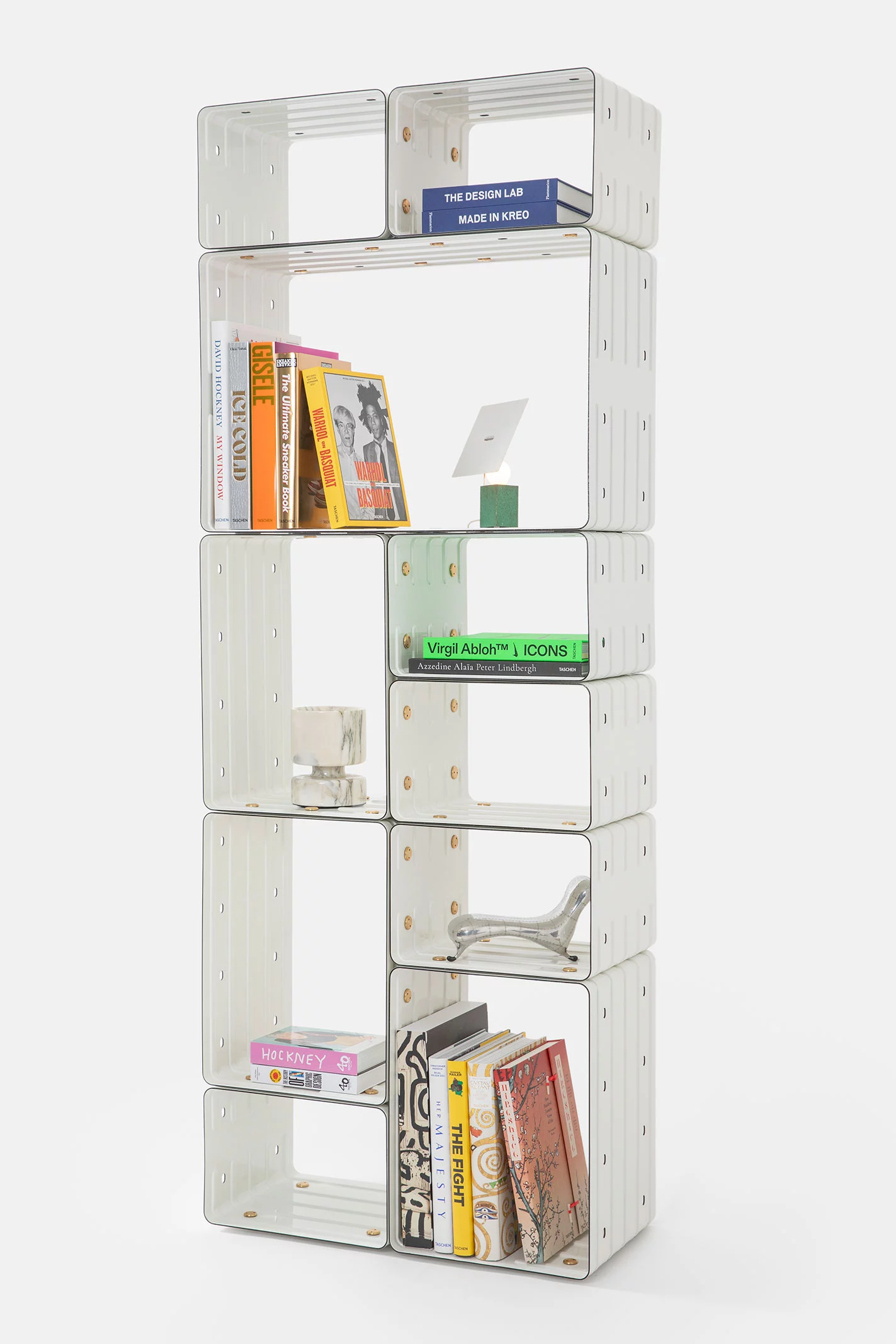 Quobus 1,3,6 monochromatic - Marc Newson - Bookshelf - Galerie kreo