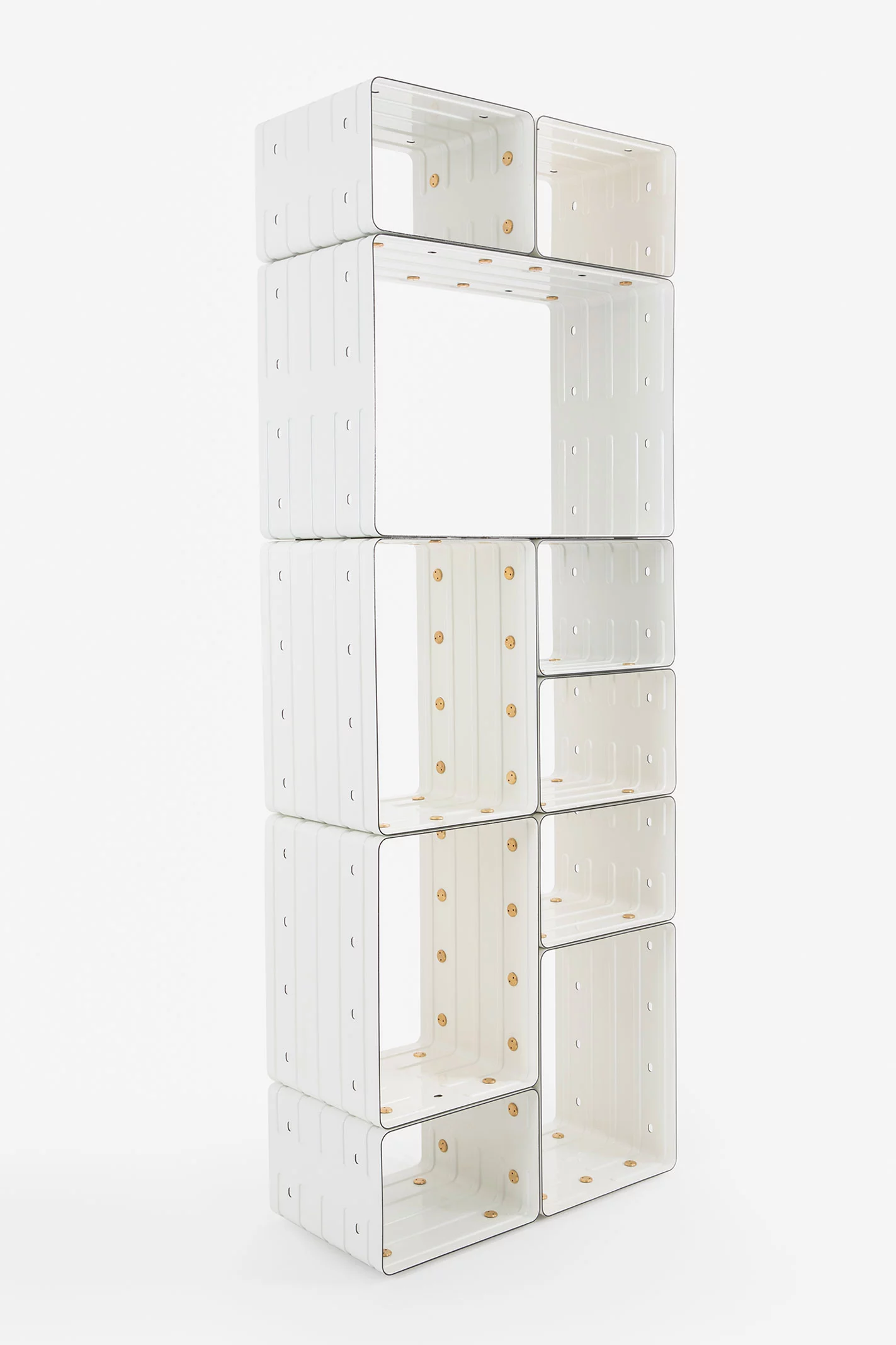 Quobus 1,3,6 monochromatic - Marc Newson - Bookshelf - Galerie kreo