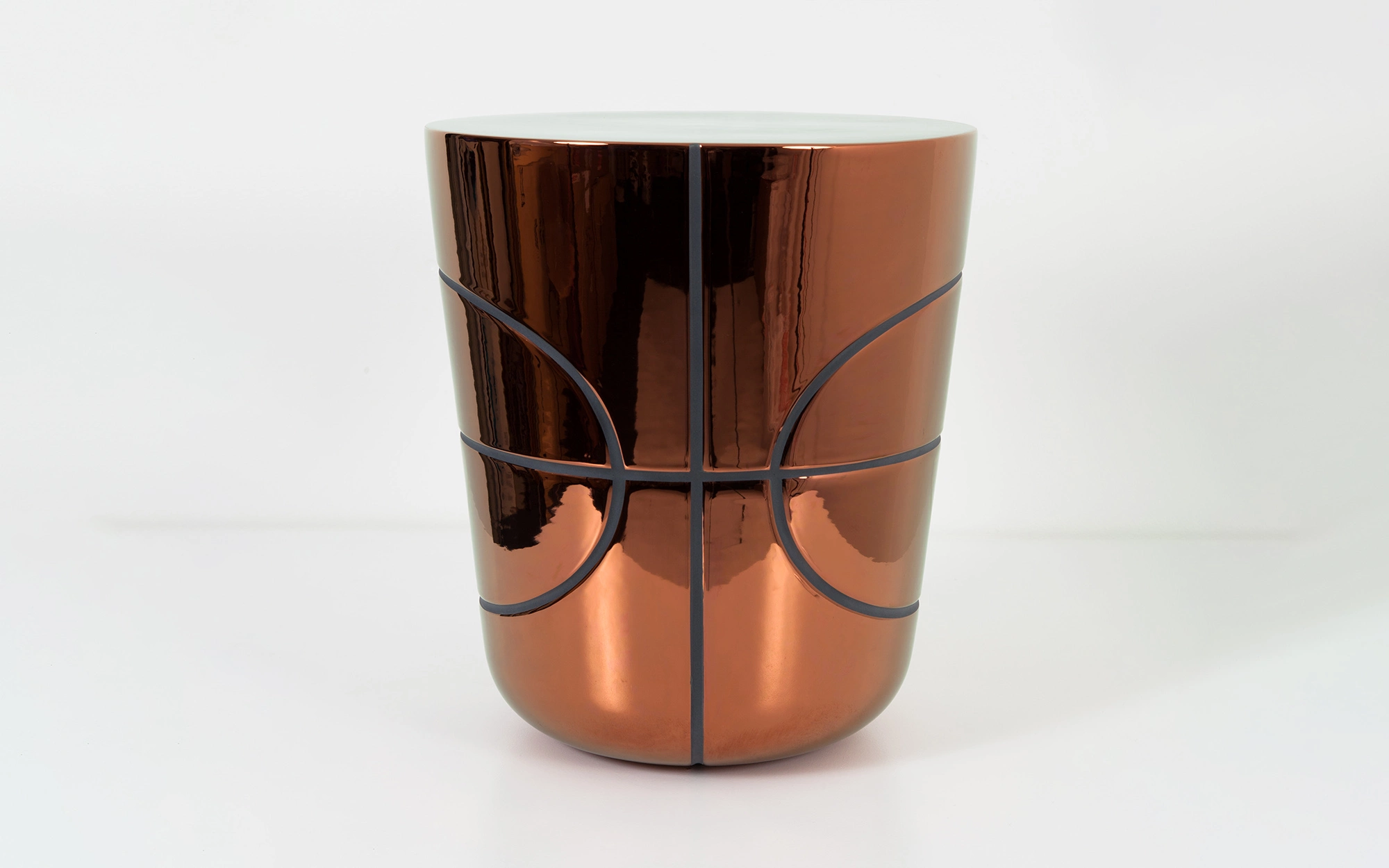 Game On Side Table - Copper Ceramic - Jaime Hayon - Design Miami / Basel 2017.