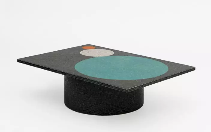 Crescendo Black Coffee Table - Pierre Charpin - Coffee table - Galerie kreo