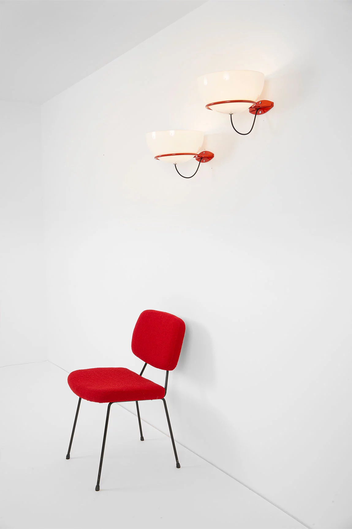 2/2 PX (red) - Gino Sarfatti - Wall light - Galerie kreo