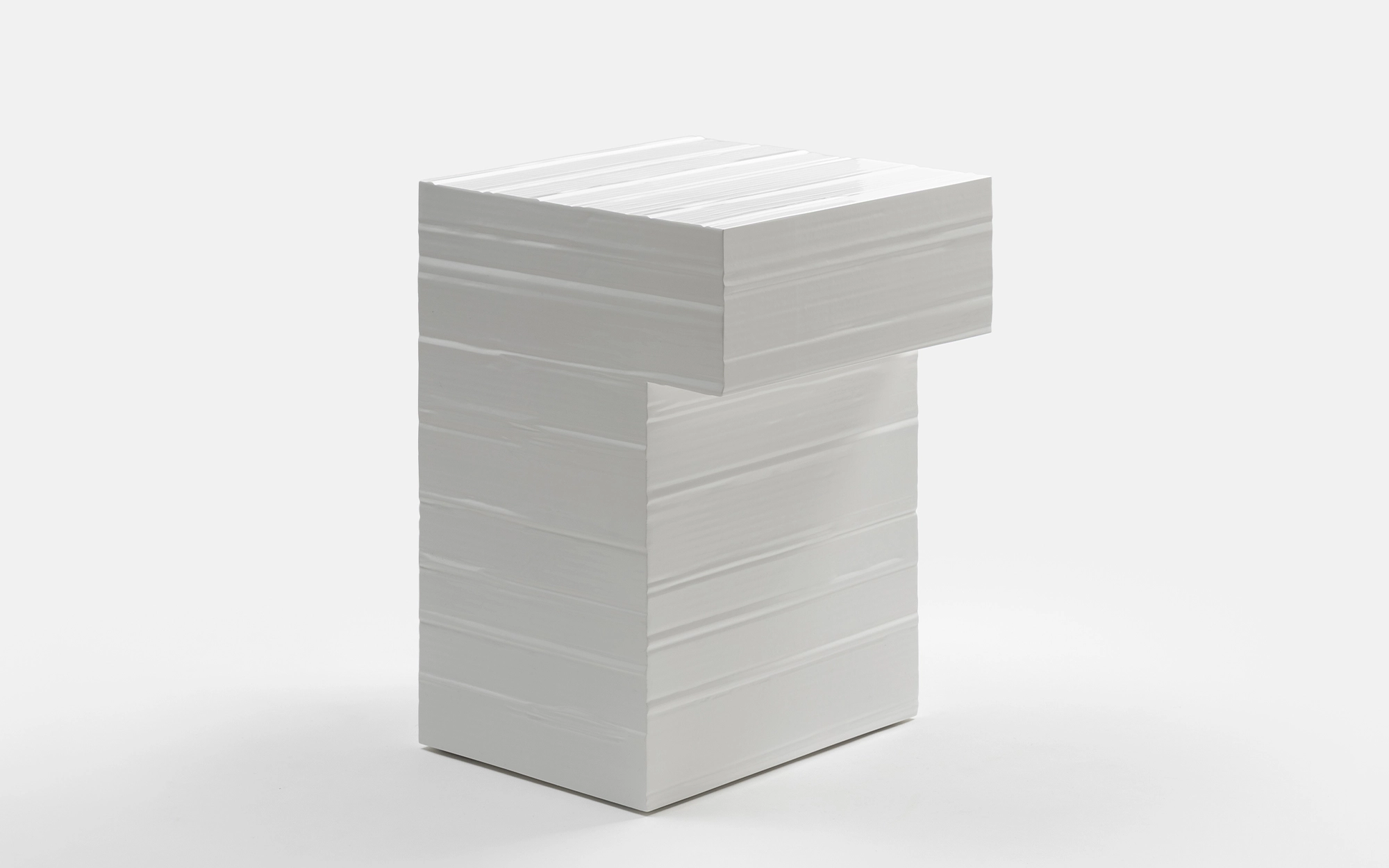 Jello Side Table L Square - Marco Campardo - Side table - Galerie kreo