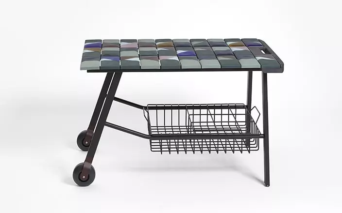 Tiles trolley - Hella Jongerius - Side table - Galerie kreo