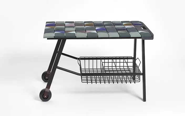 Tiles trolley - Hella Jongerius - Design Miami / Basel 2018.