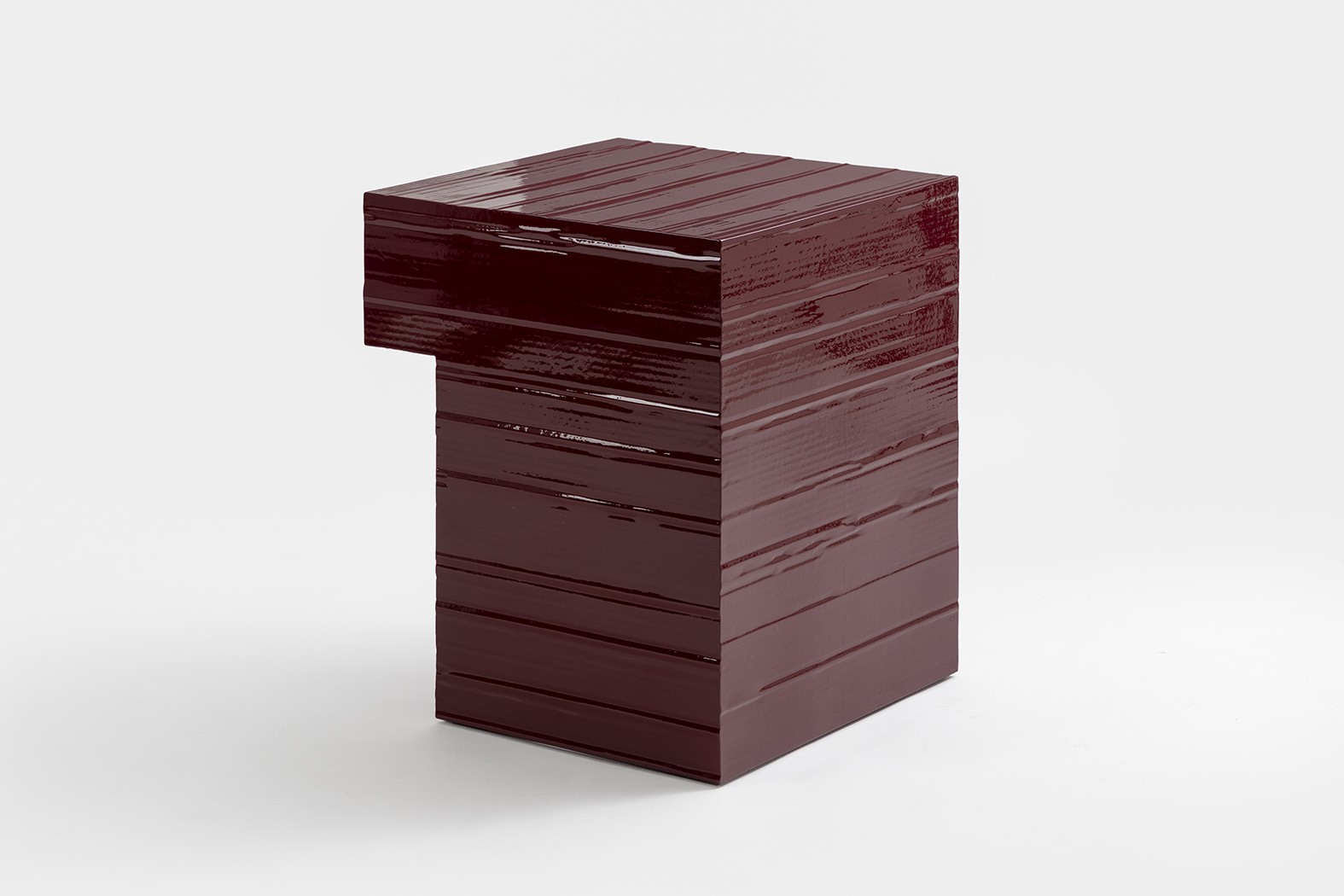 Jello Side Table L Square - Marco Campardo - Side table - Galerie kreo