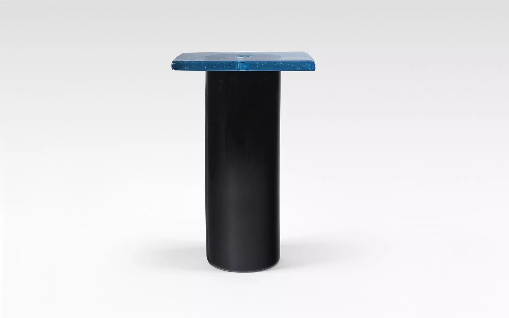 Vase Dalle (Black Tube/Clear blue Flagstone) - Pierre Charpin - Vase - Galerie kreo
