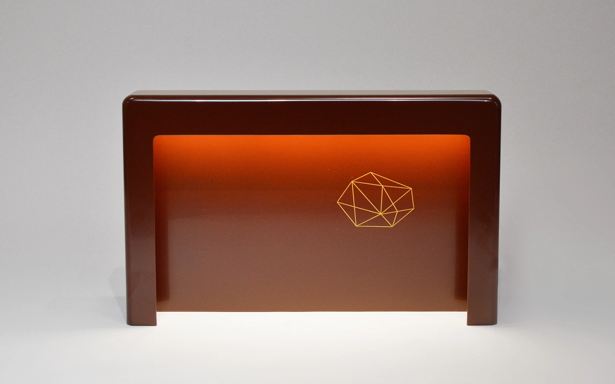 Light Screen Urumi - Brown - Ronan & Erwan Bouroullec - Table light - Galerie kreo
