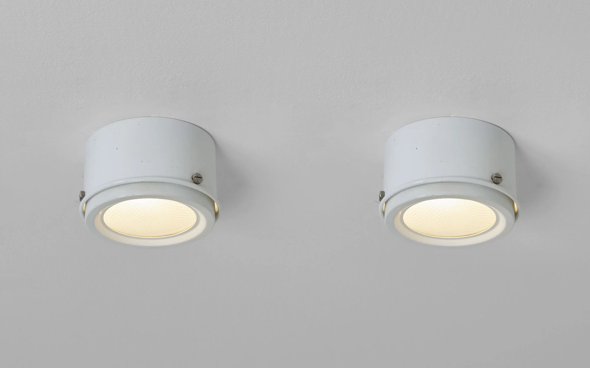 3055/12 (2) (white) - Gino Sarfatti - Ceiling light - Galerie kreo