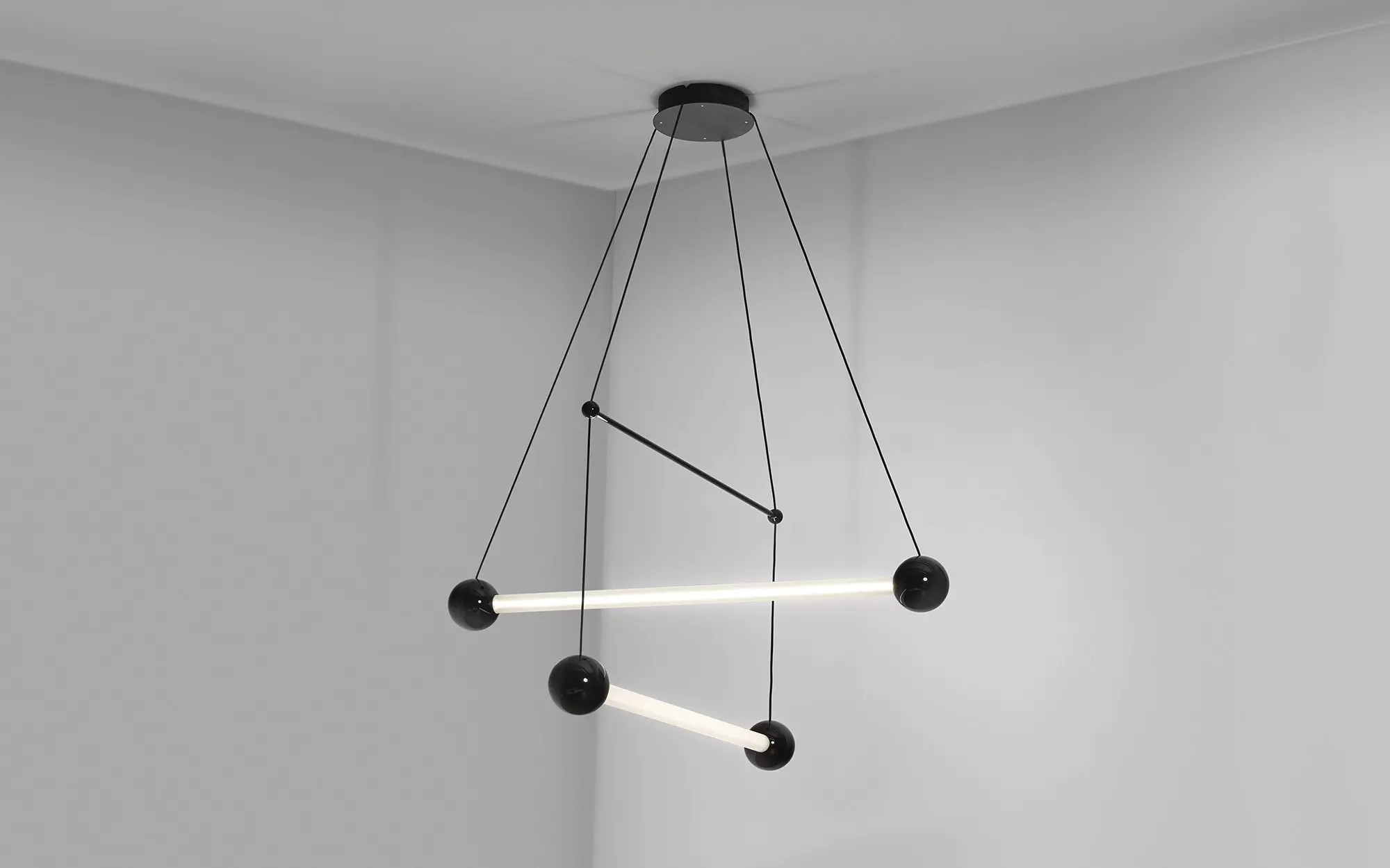 Trapeze 2 Ceiling light - Pierre Charpin - Pendant light - Galerie kreo