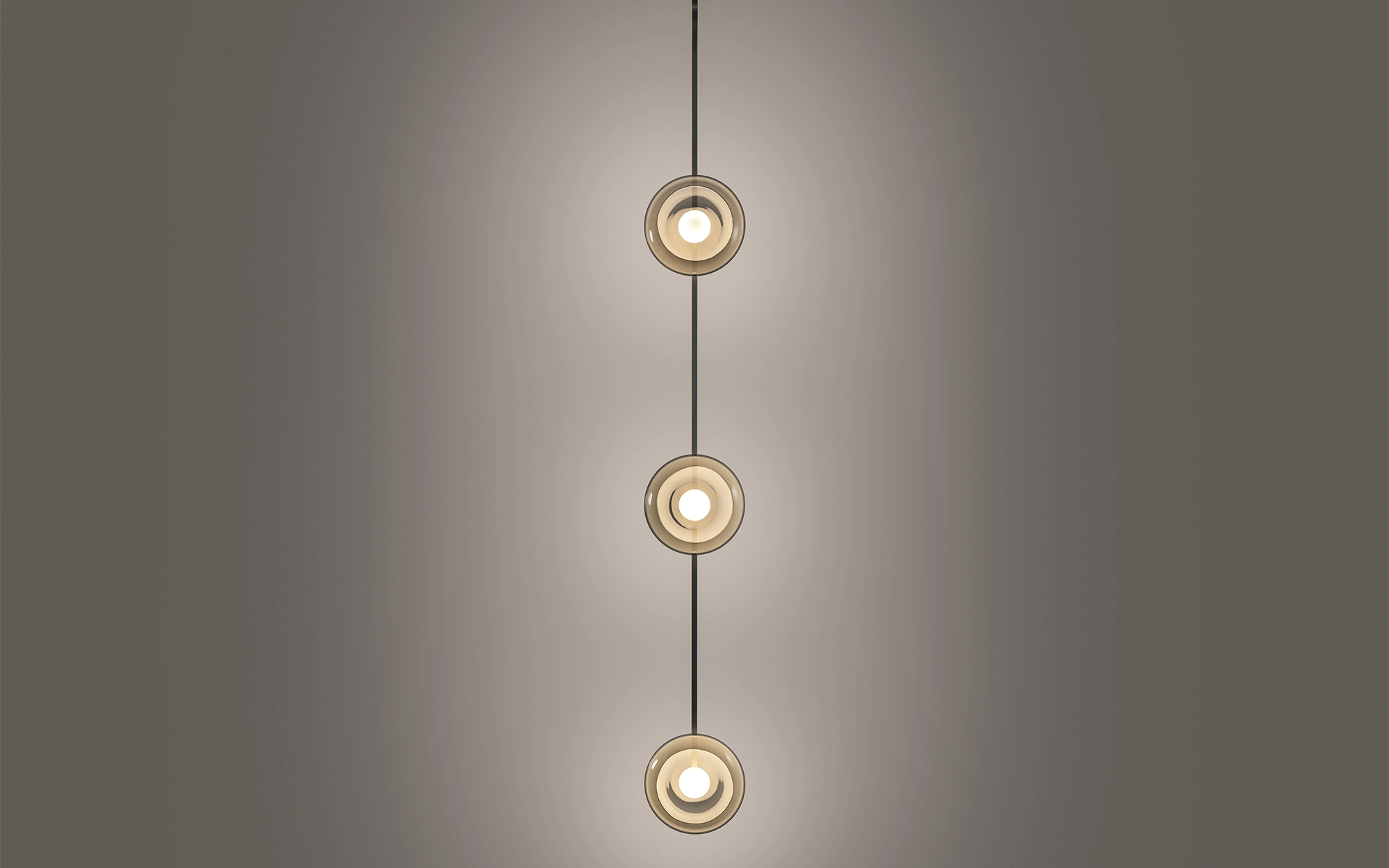 Clair-obscur SINGLE SMOKE - Ronan Bouroullec - Ceiling light - Galerie kreo