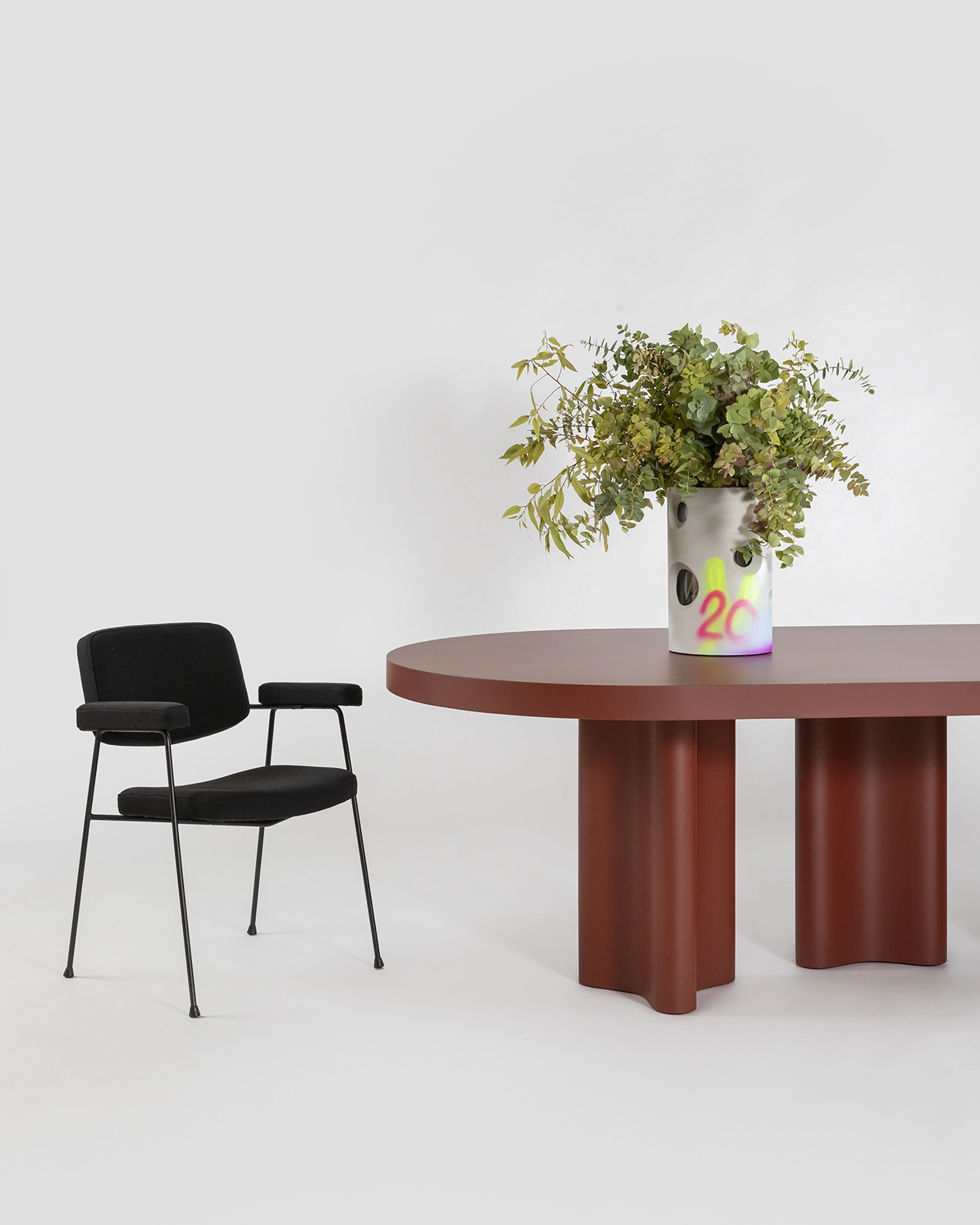 Azo oval table - François Bauchet - Table - Galerie kreo