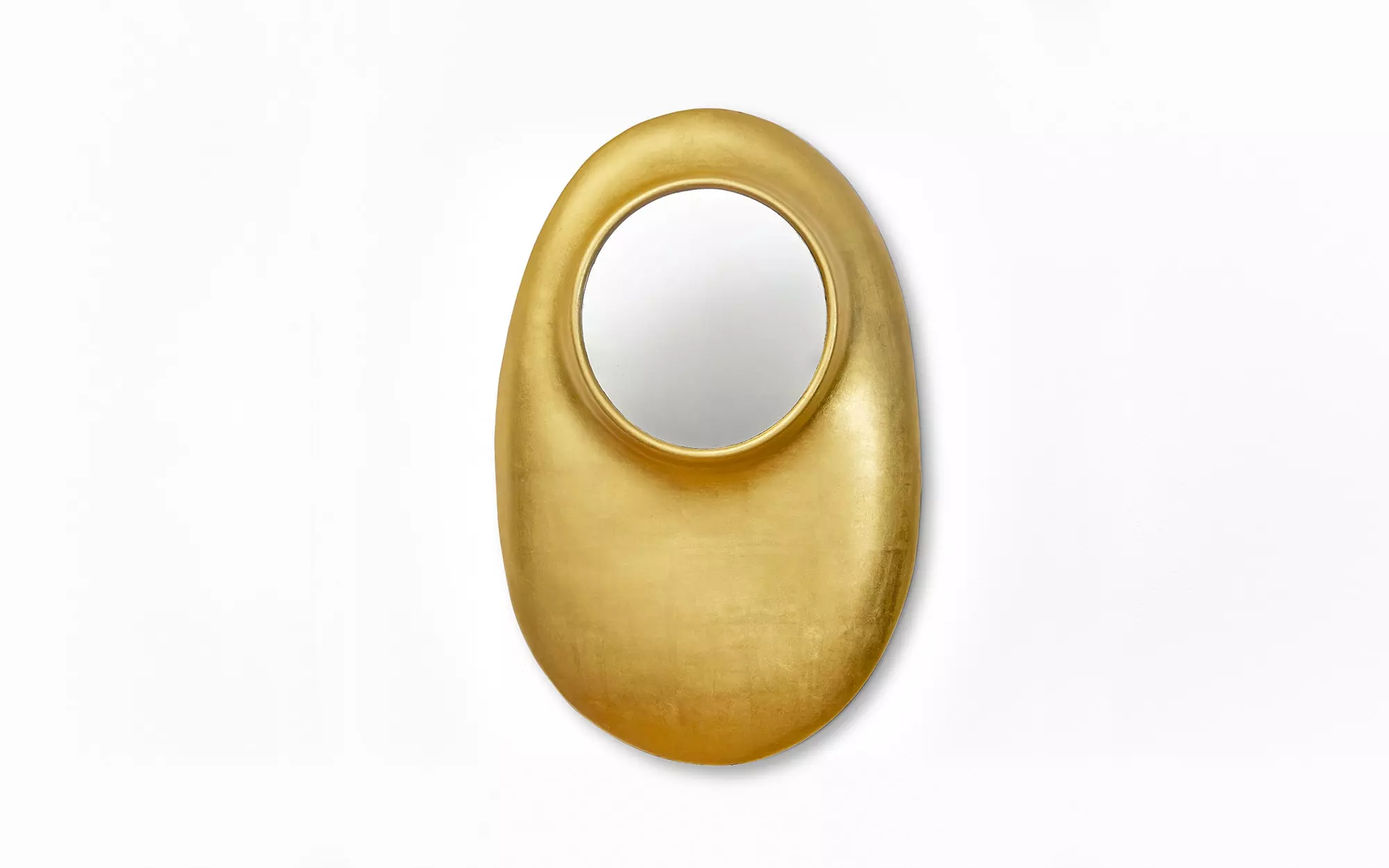 Yellow Gold Cratère Mirror - Elisabeth Garouste & Mattia Bonetti - Mirror - Galerie kreo