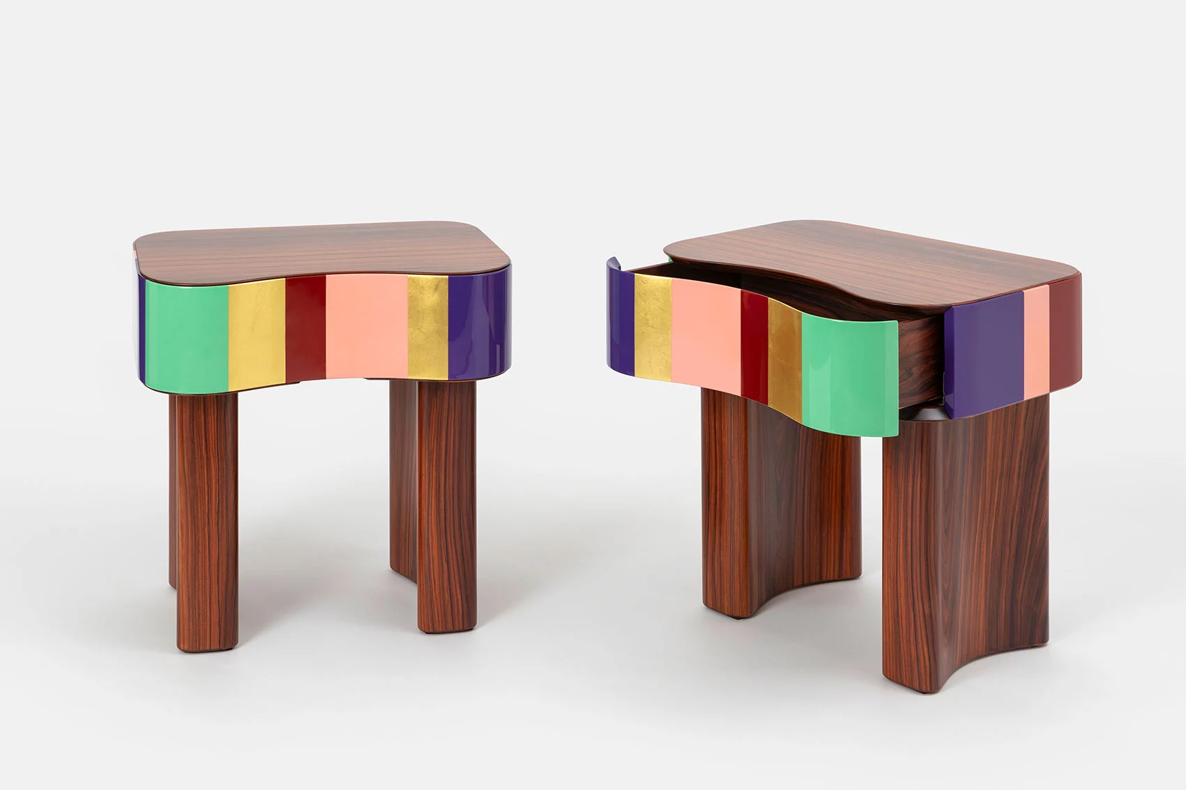 Kinari Bedside Table - Doshi Levien - Nightstand - Galerie kreo