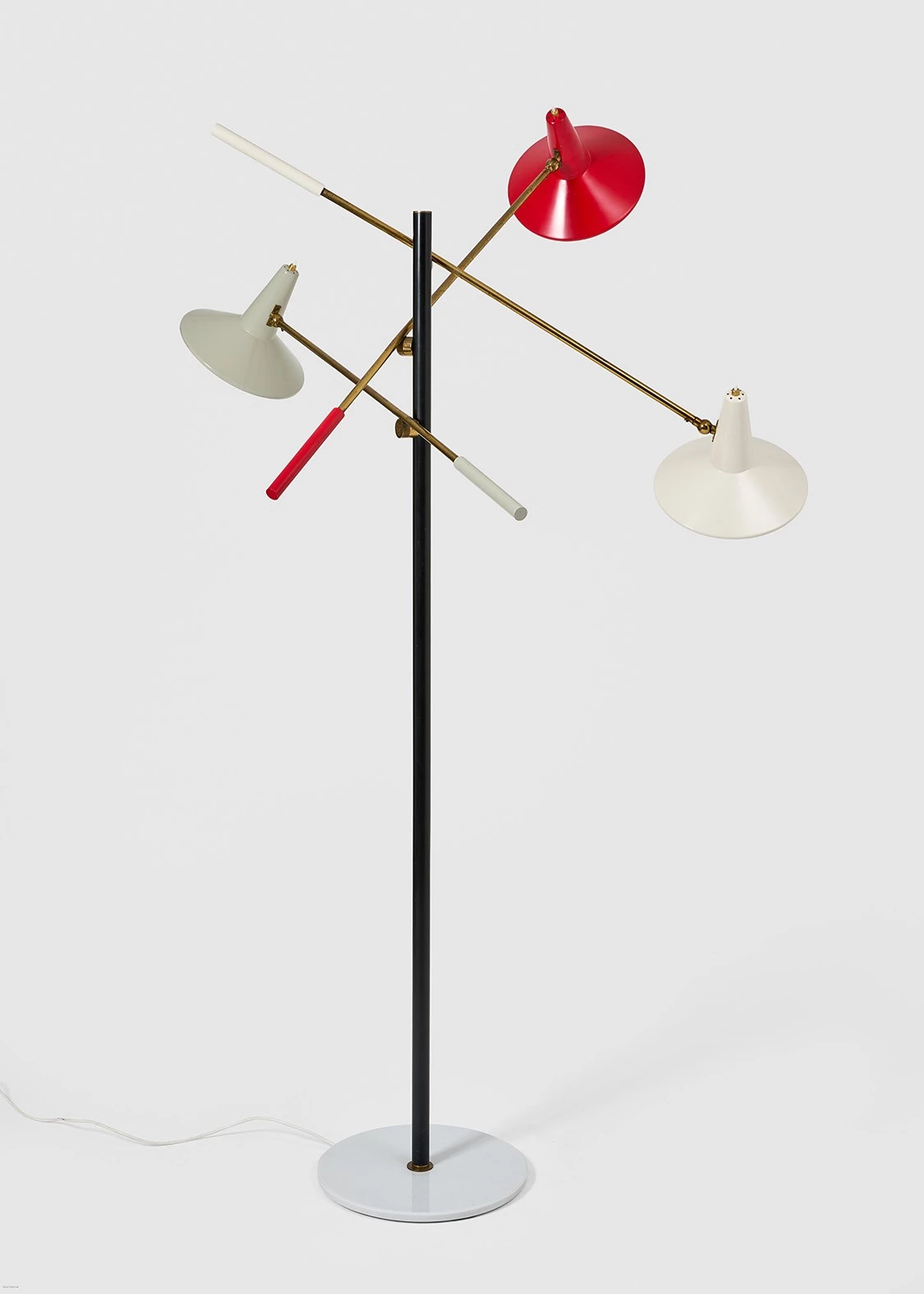 Floor light (red & white) - Anonymous - Floor light - Galerie kreo
