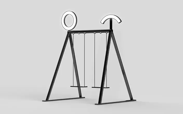 Stargate swing - Jean-Baptiste Fastrez - Console - Galerie kreo