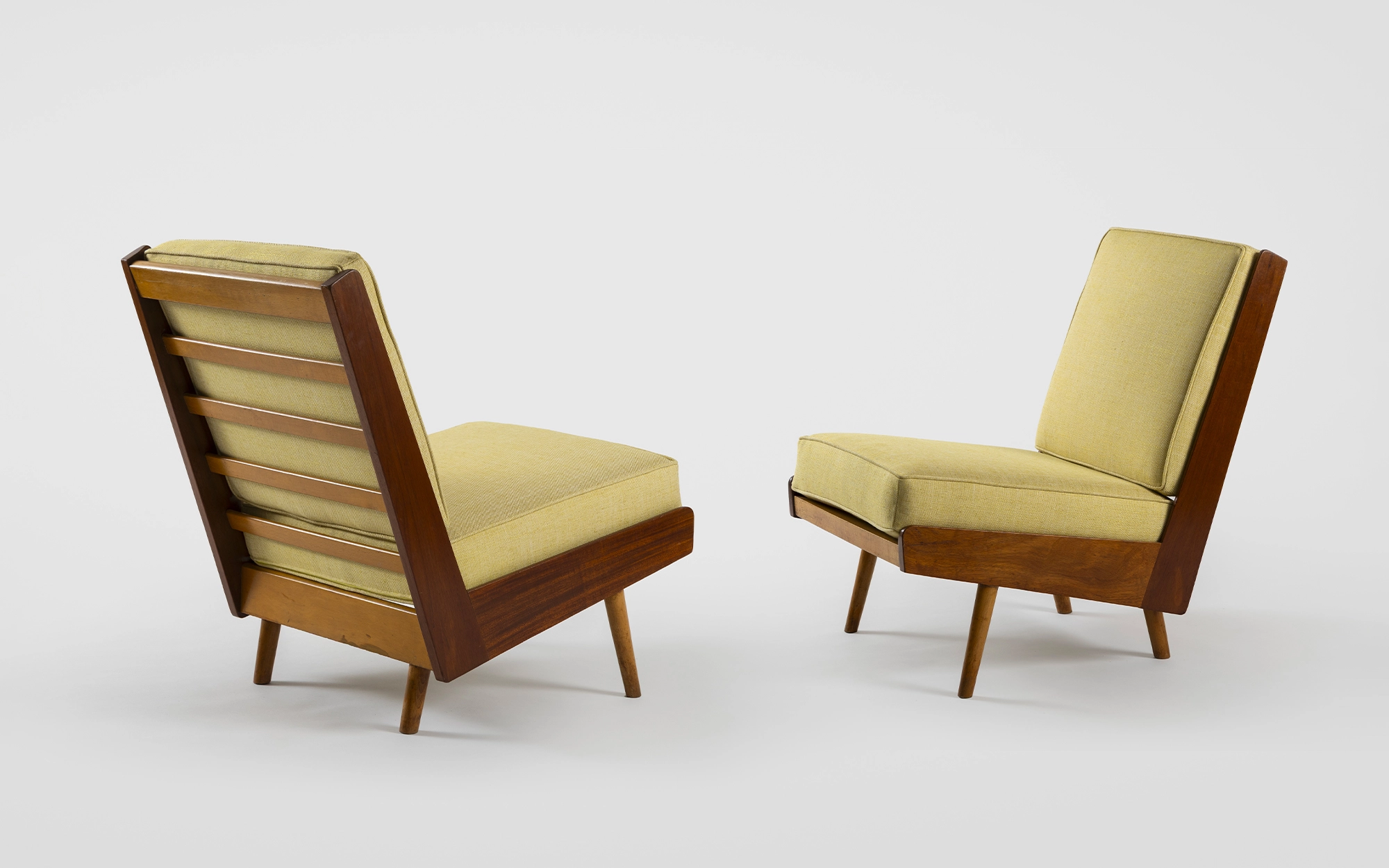 Slat Chair (2) (yellow) - Robin Day - Seating - Galerie kreo