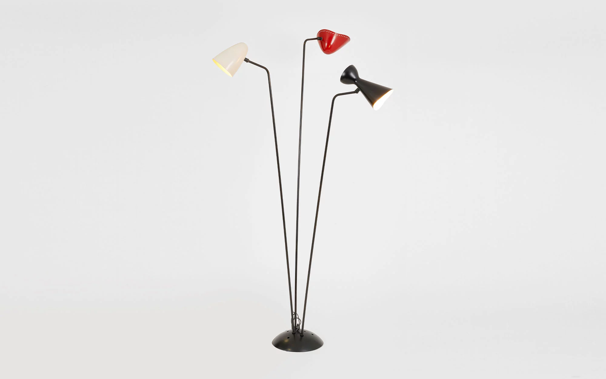 Floor light (black/white/red) - Robert Mathieu - Table light - Galerie kreo