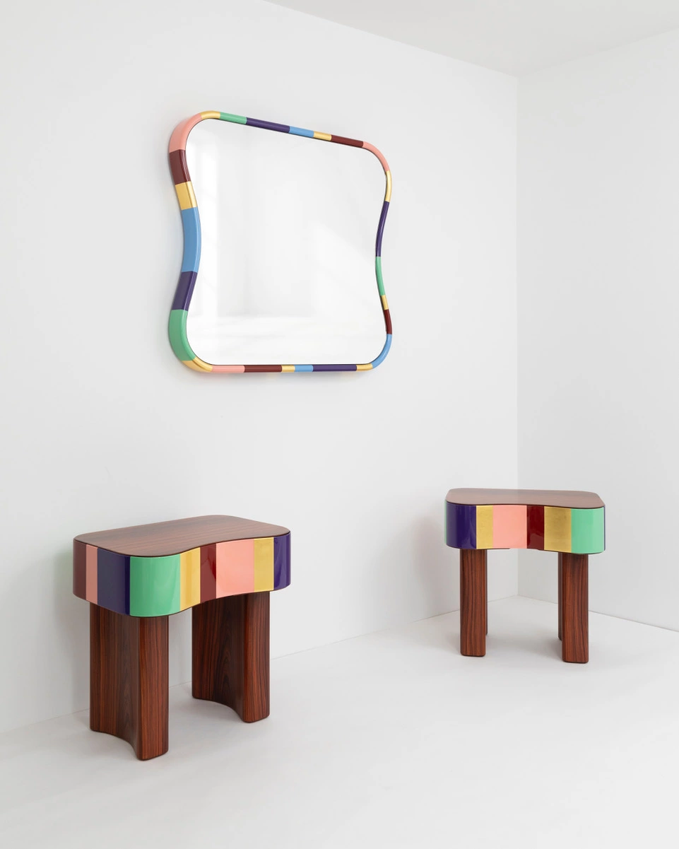 Kinari Bedside Table - Doshi Levien - Nightstand - Galerie kreo