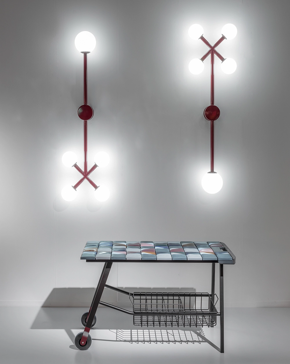 Tiles trolley - Hella Jongerius - Side table - Galerie kreo