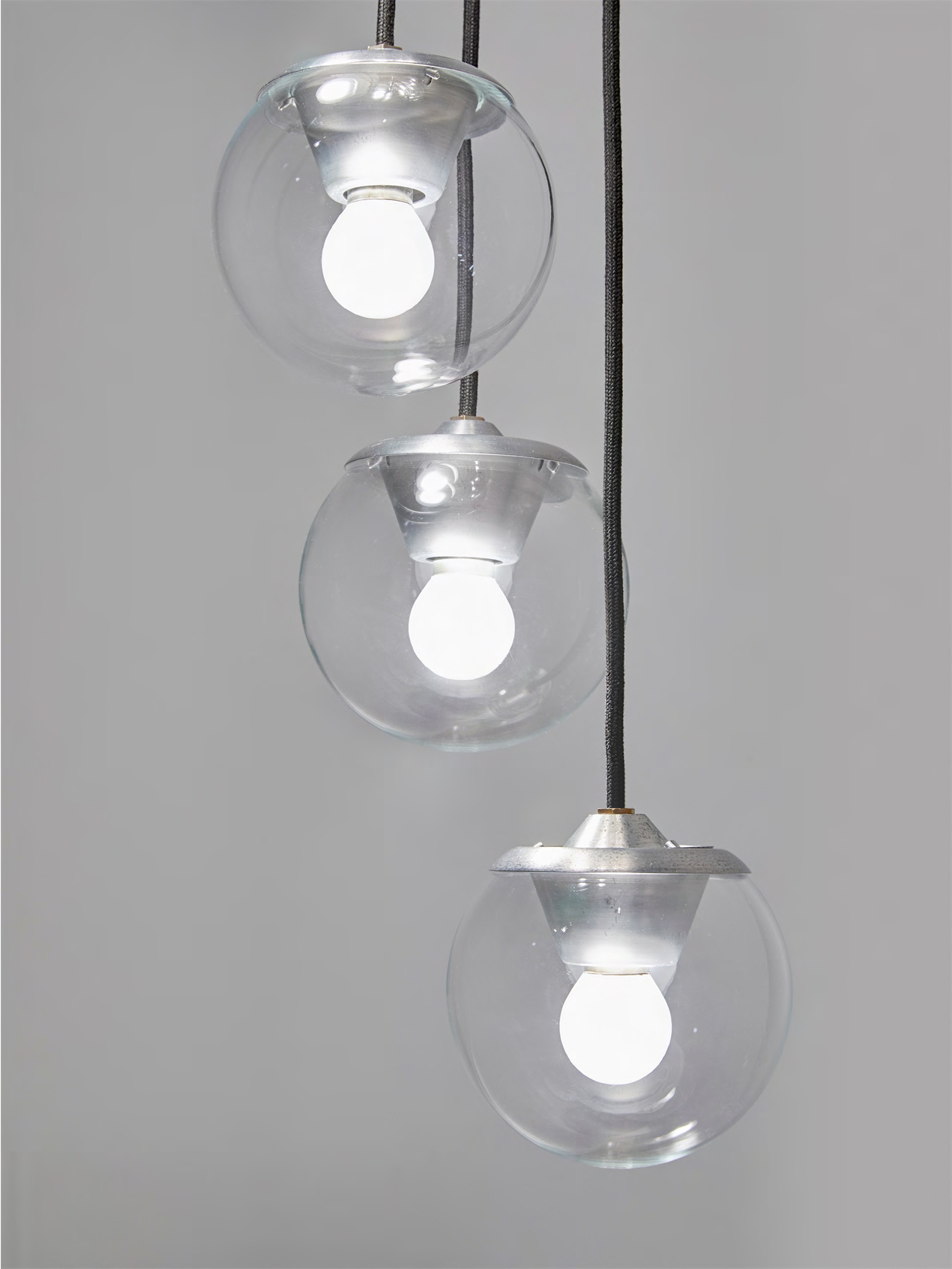 2095/9 grey - Gino Sarfatti - Pendant light - Galerie kreo