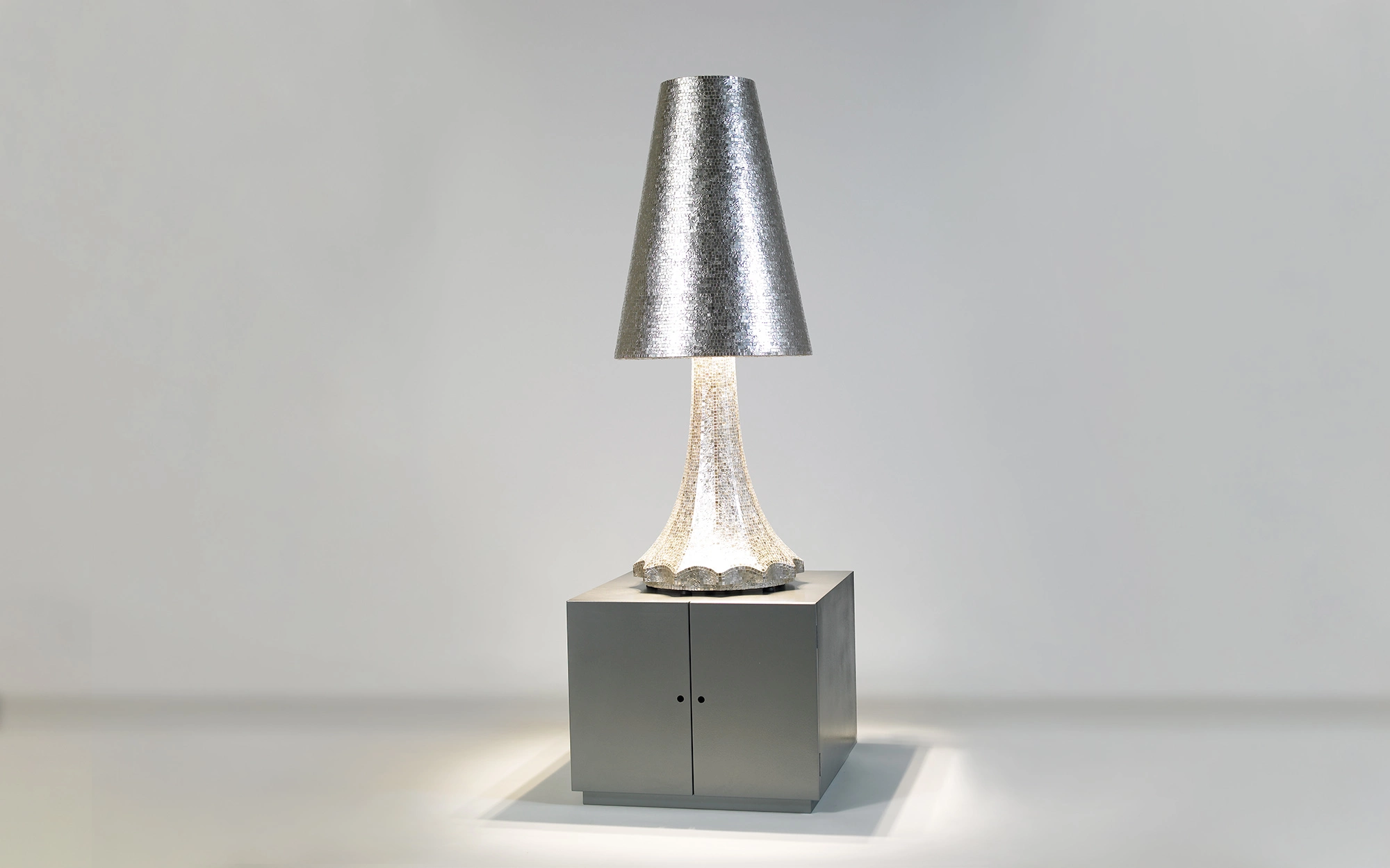 Lampada white gold - Alessandro Mendini - Mirror - Galerie kreo