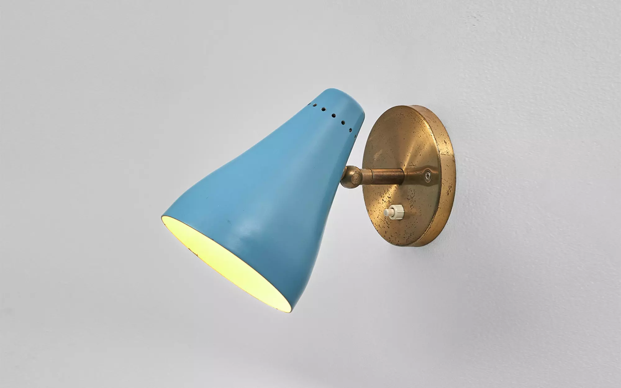 16c (blue) - Gino Sarfatti - Wall light - Galerie kreo