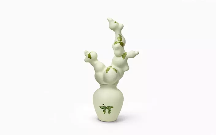 Blossom Vases (Green Pearl - closed) - Studio Wieki Somers - vase - Galerie kreo