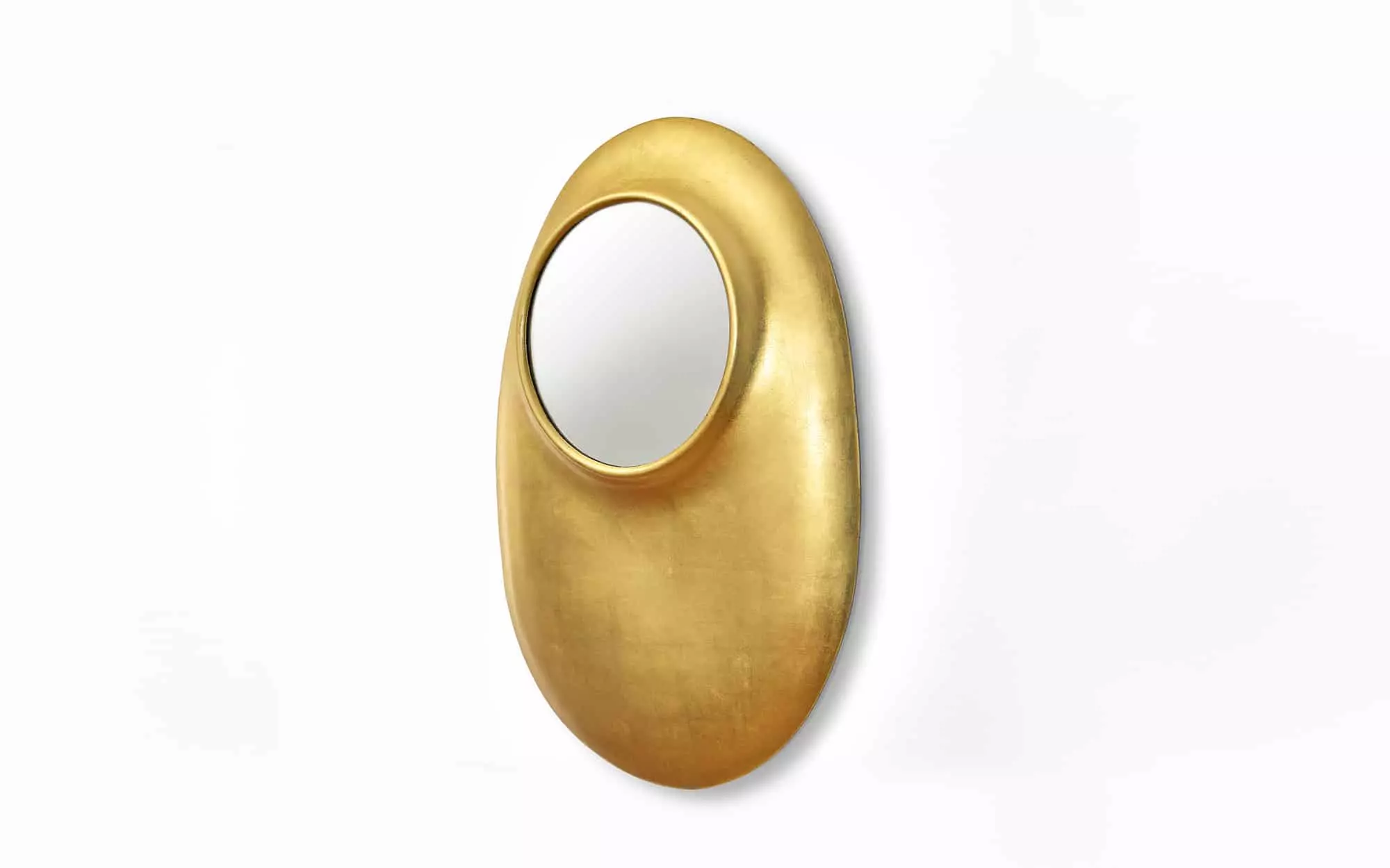 Yellow Gold Cratère Mirror - Elisabeth Garouste & Mattia Bonetti - Mirror - Galerie kreo