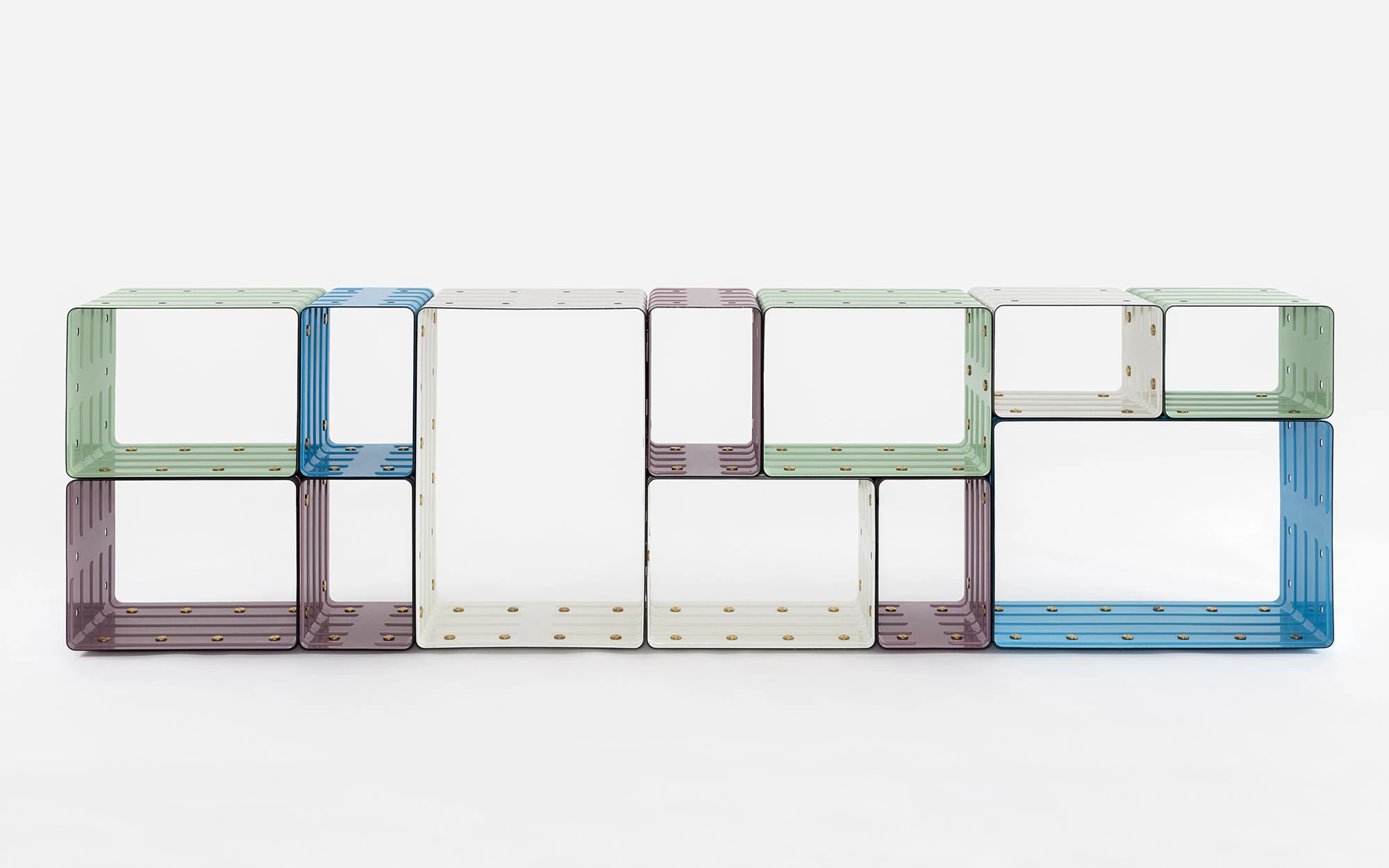 Quobus 2,4,6 multicolored - Marc Newson - Bookshelf - Galerie kreo