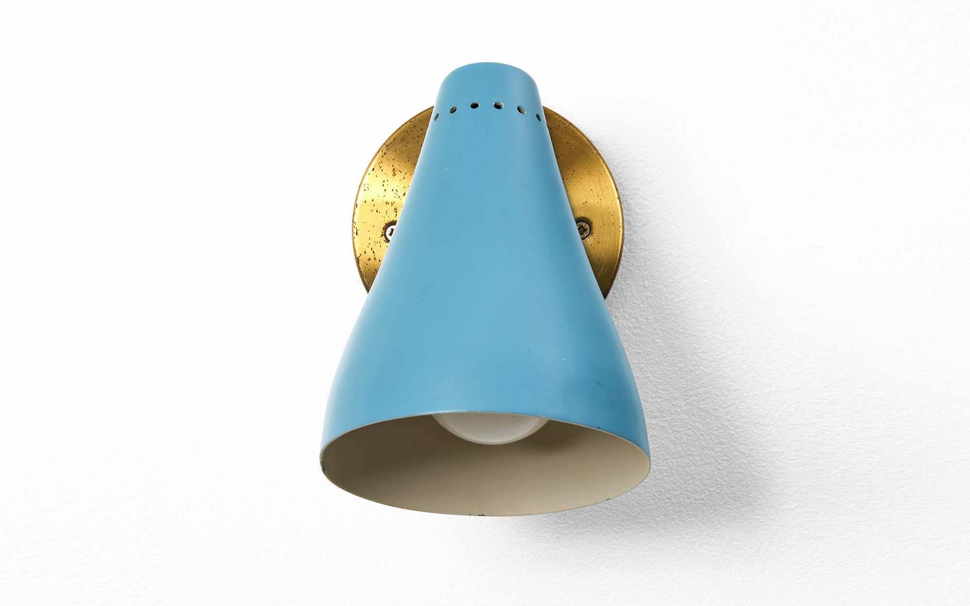 16c (blue) - Gino Sarfatti - Wall light - Galerie kreo