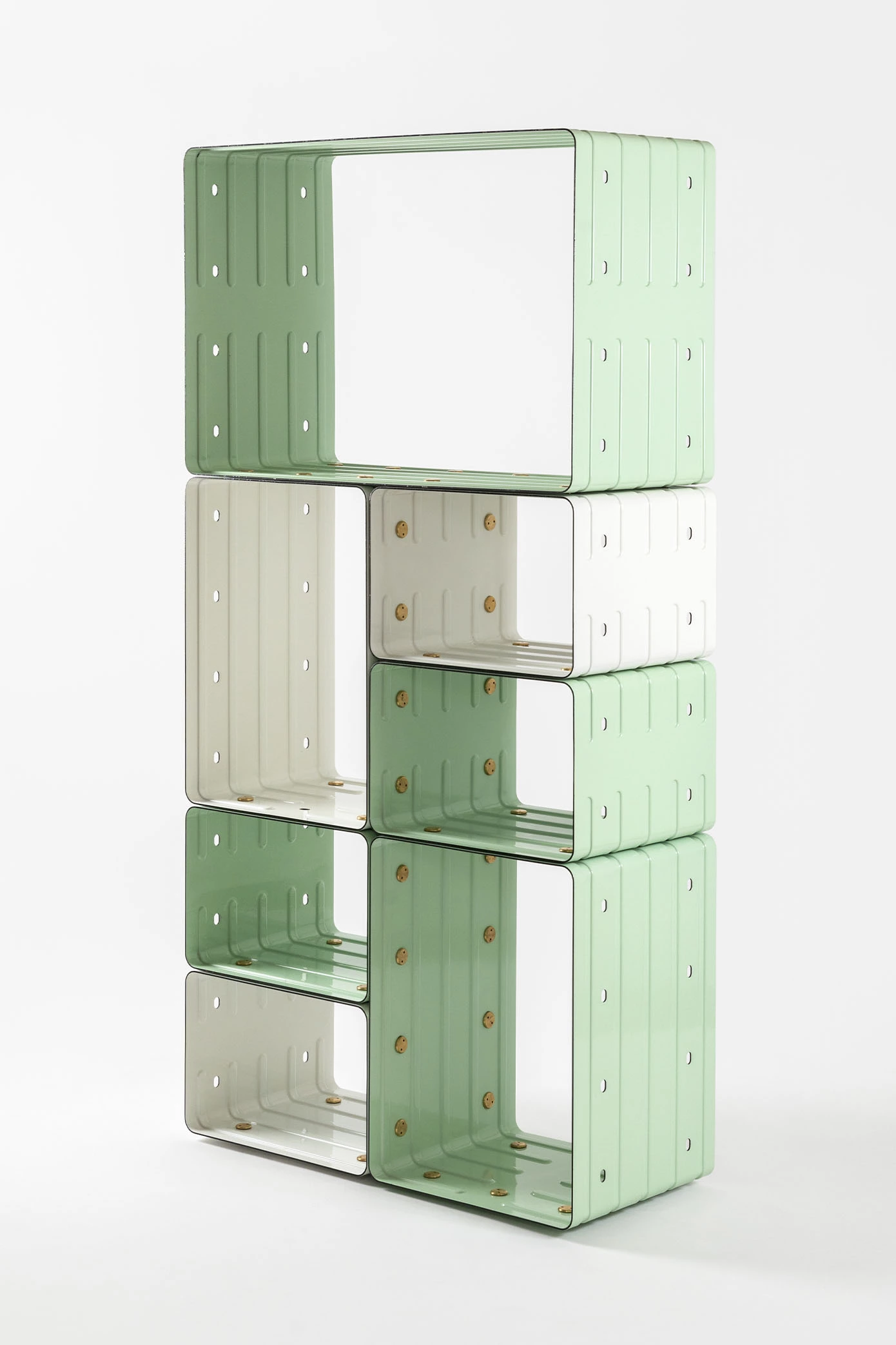 Quobus 1,2,4 two-colored - Marc Newson - Bookshelf - Galerie kreo