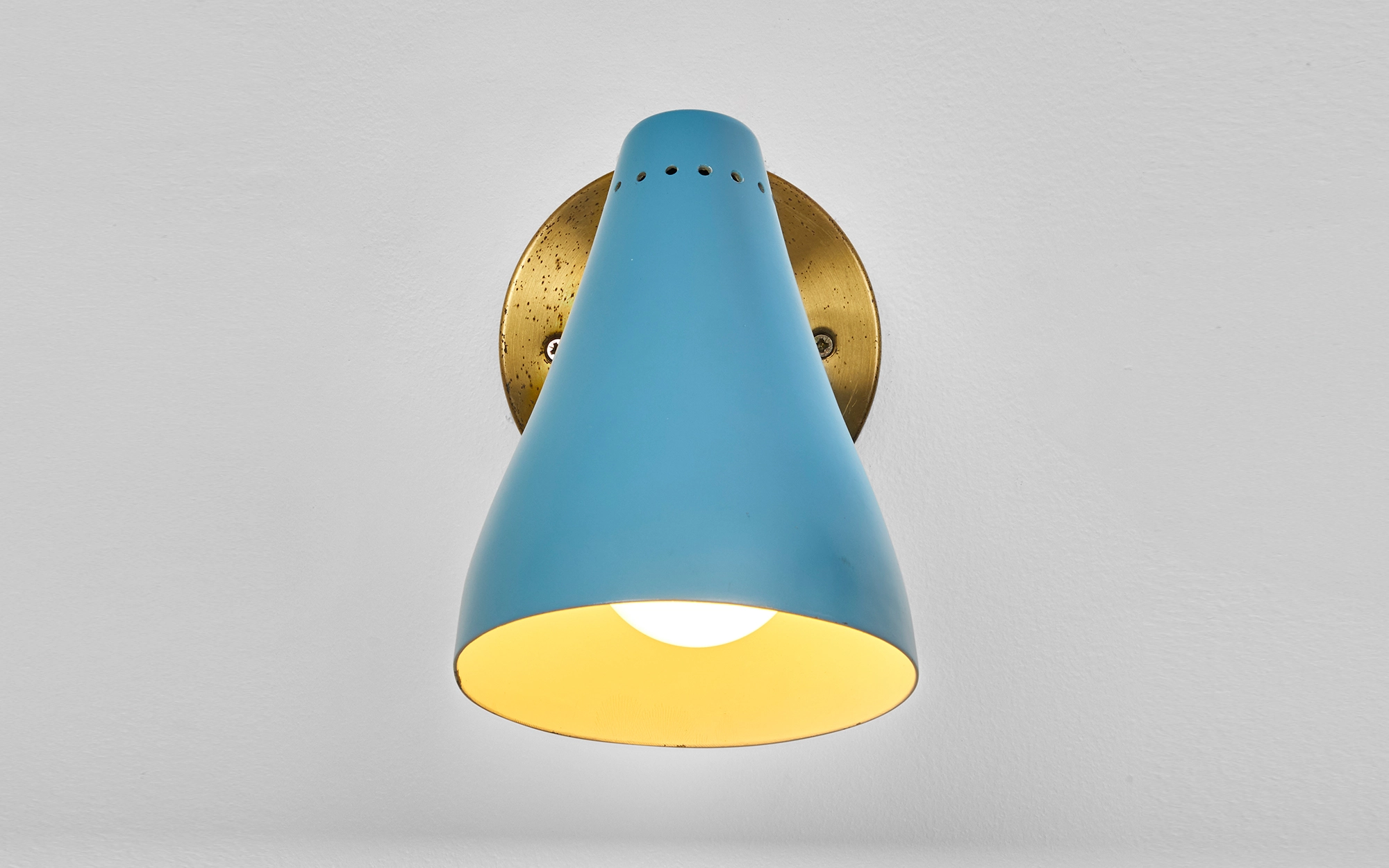 16c (blue) - Gino Sarfatti - Wall light - Galerie kreo