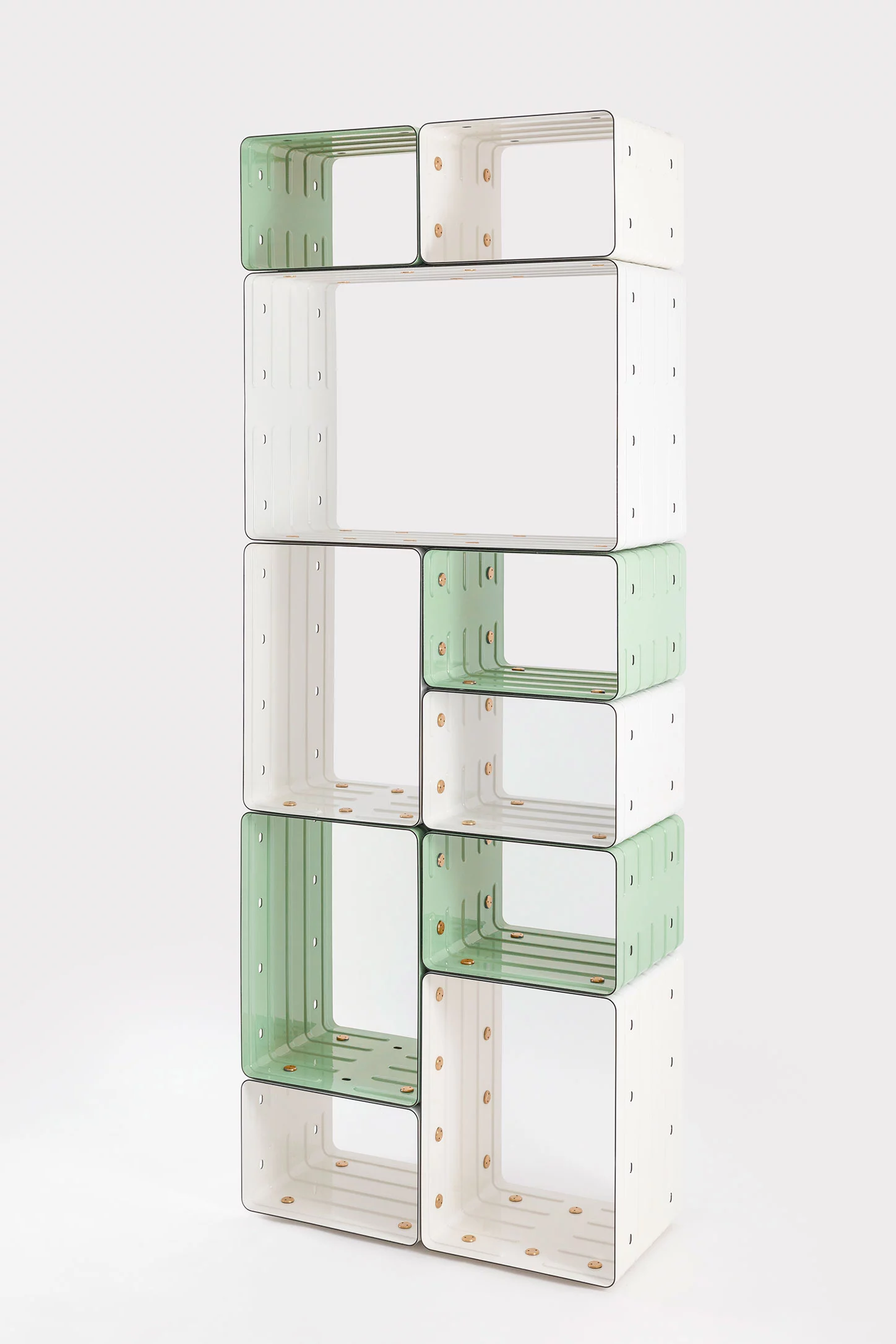 Quobus 1,3,6 two-colored - Marc Newson - Bookshelf - Galerie kreo