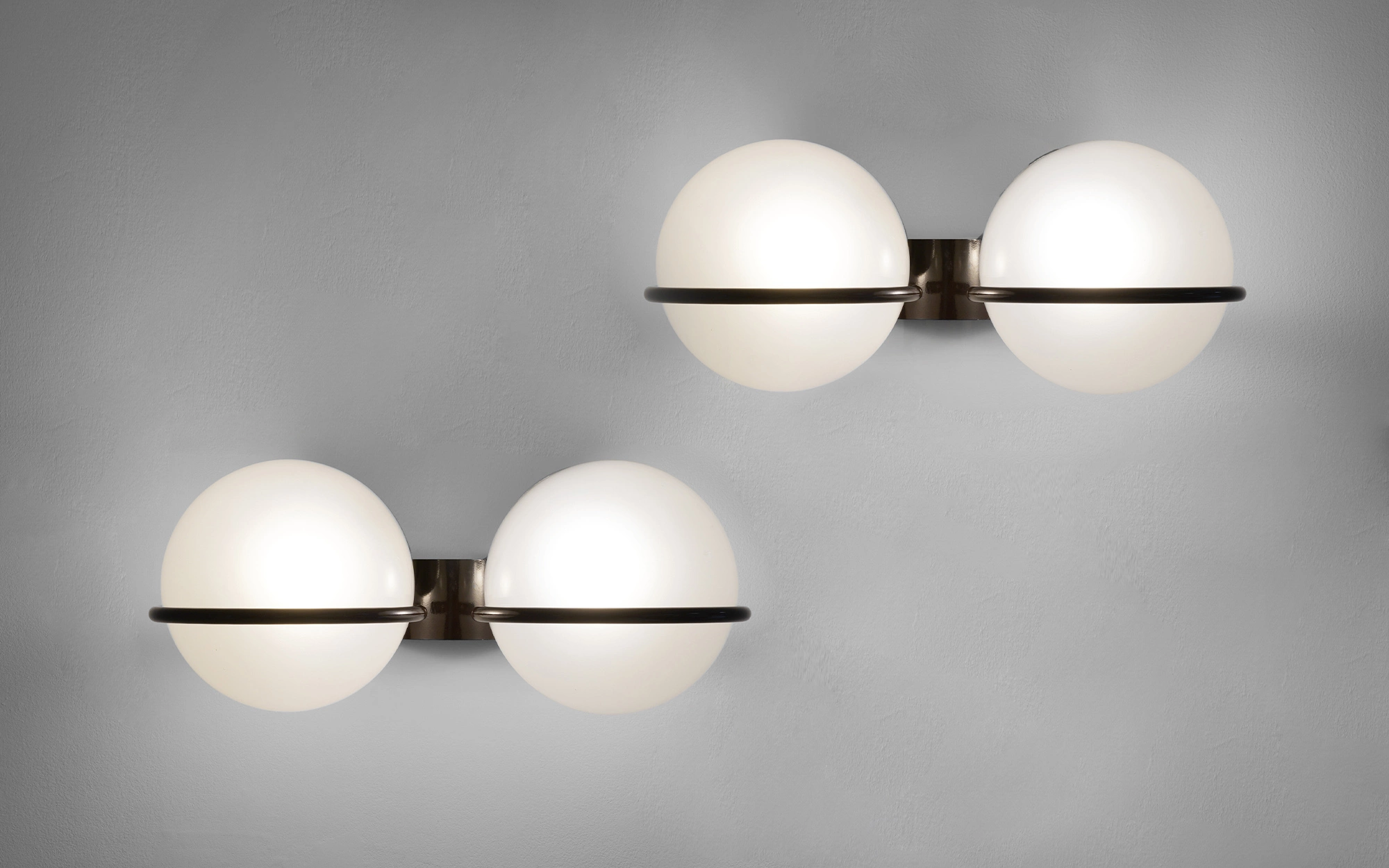 238/2 (2) (brown) - Gino Sarfatti - Wall light - Galerie kreo