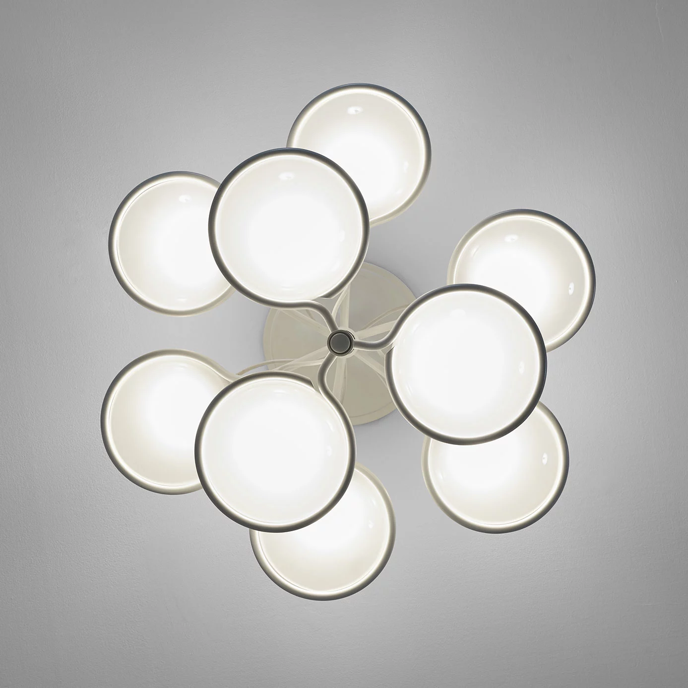 2042/9 (white) - Gino Sarfatti - Ceiling light - Galerie kreo