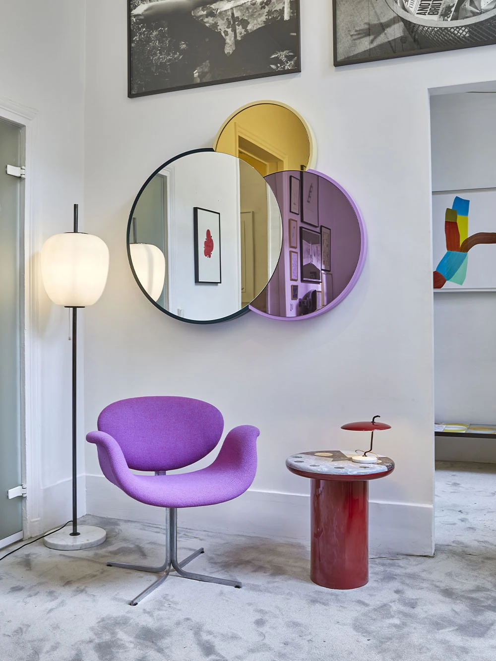 Triple Lune Mirror - Doshi Levien - Mirror - Galerie kreo