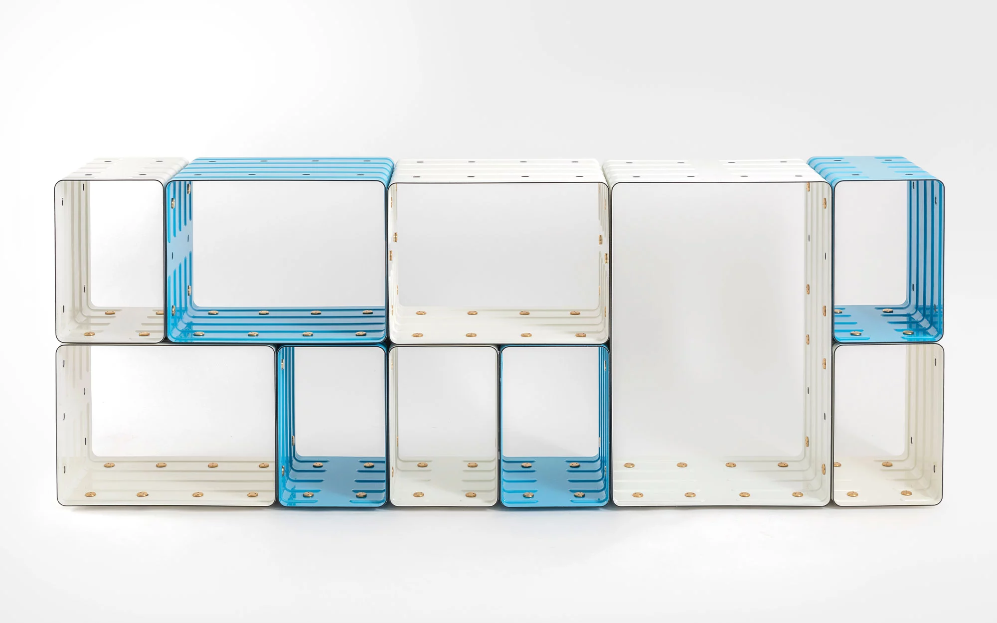 Quobus 1,3,6 two-colored - Marc Newson - Storage - Galerie kreo