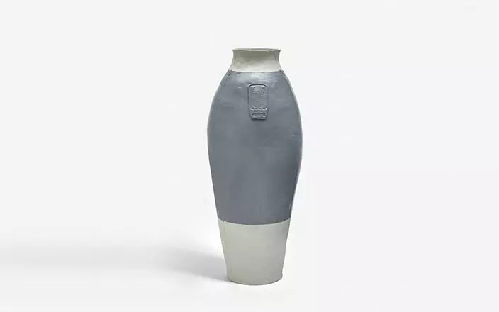 Colored Vases RAL 7001 (PEARL GREY) - Hella Jongerius - Vase - Galerie kreo