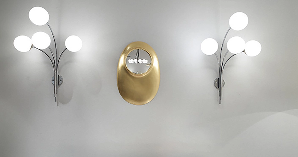 Yellow Gold Cratère Mirror - Elisabeth Garouste & Mattia Bonetti - Mirror - Galerie kreo