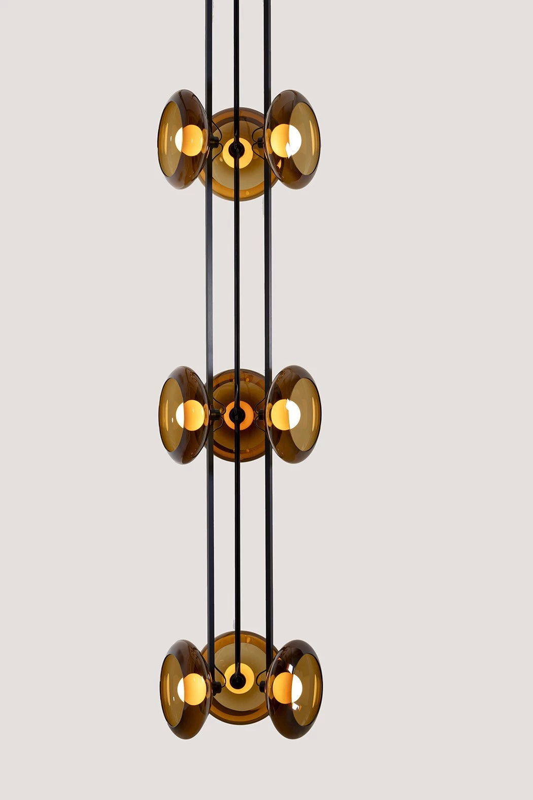 Clair-obscur MULTIPLE AMBER - Ronan Bouroullec - Ceiling light - Galerie kreo