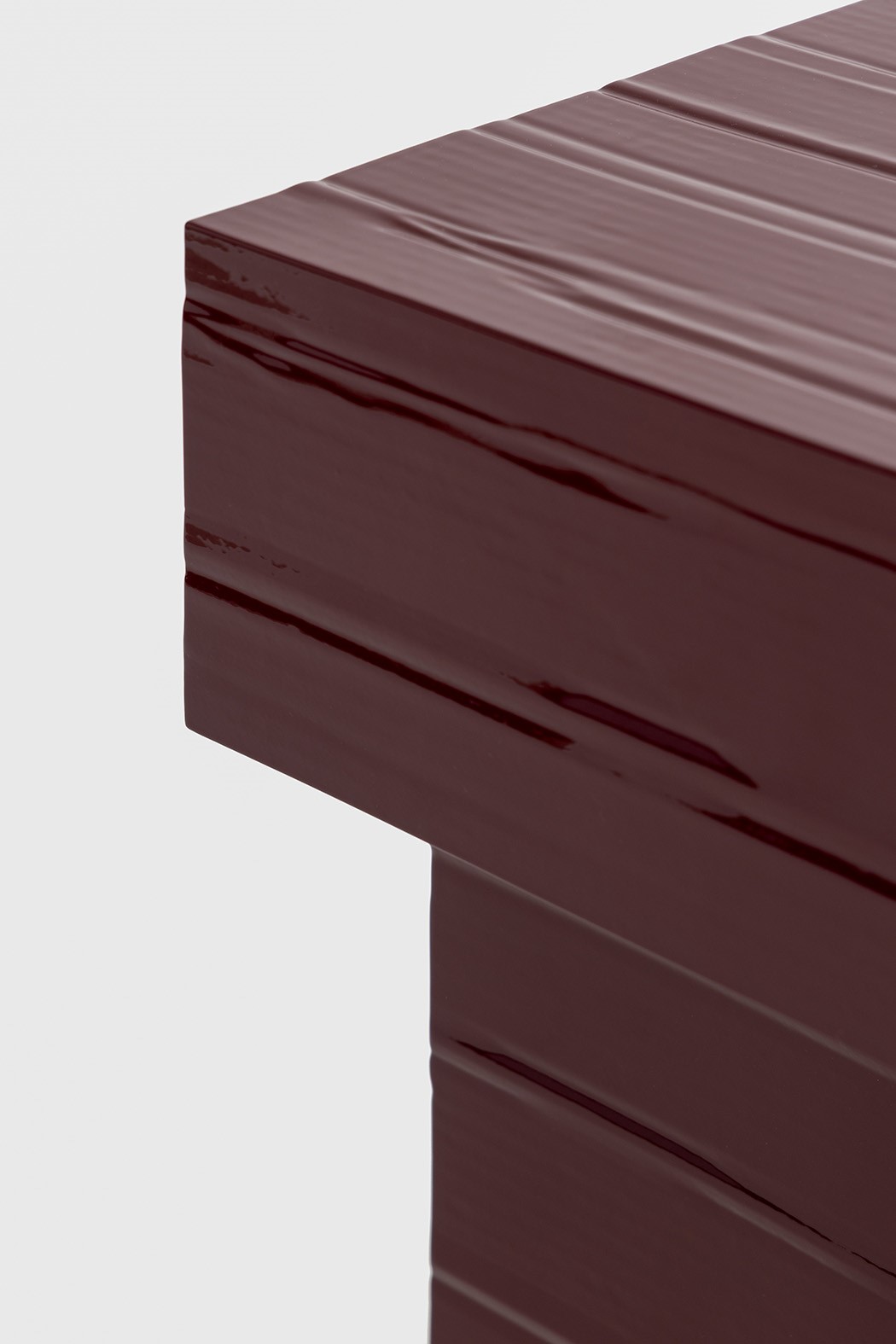Jello Side Table L Square - Marco Campardo - Side table - Galerie kreo