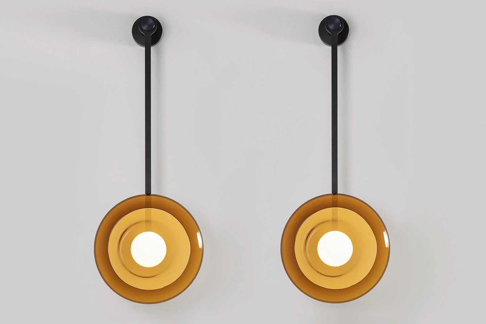 Clair-obscur WALL LIGHT AMBER - Ronan Bouroullec - Wall light - Galerie kreo