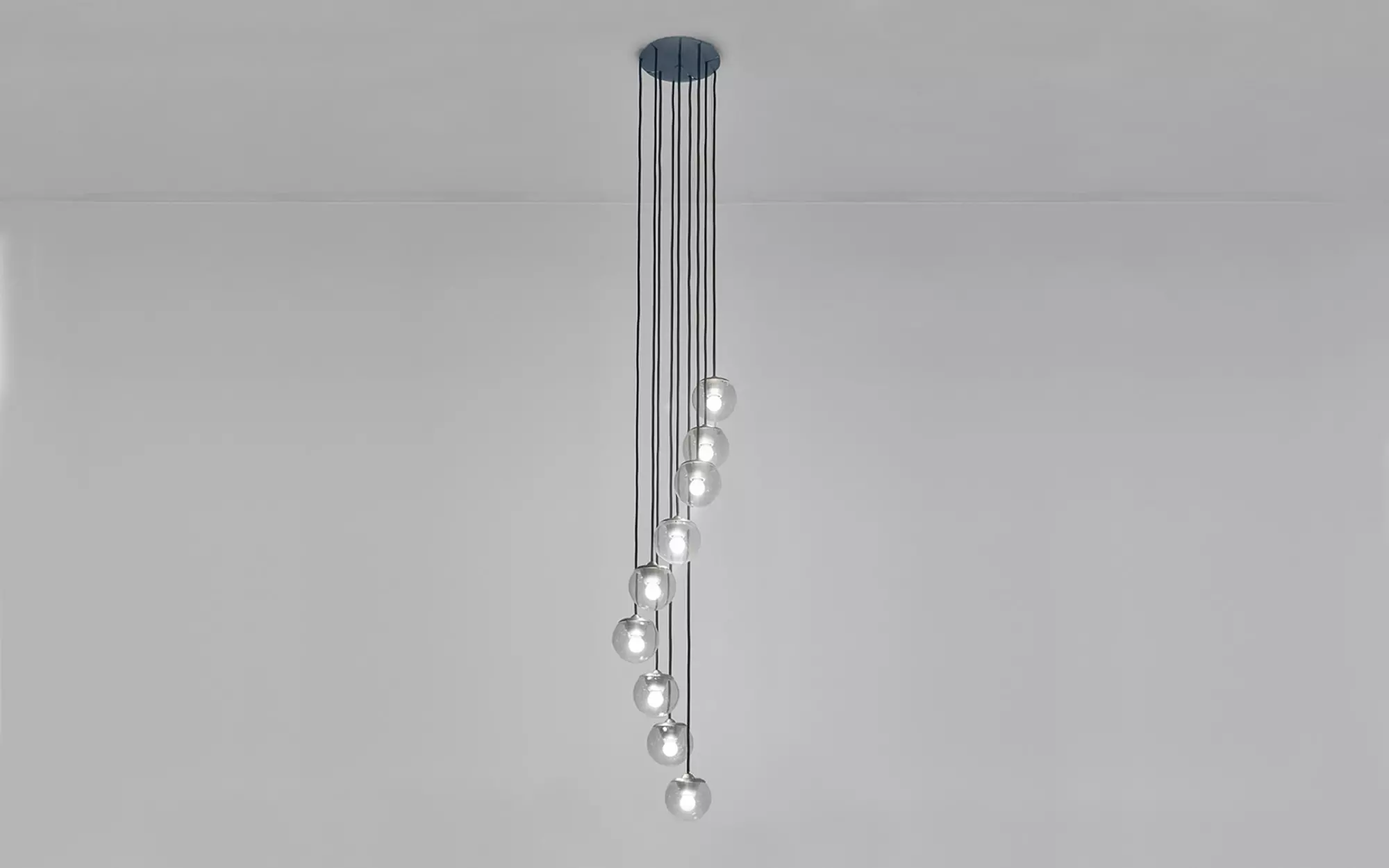 2095/9 grey - Gino Sarfatti - pendant-light - Galerie kreo