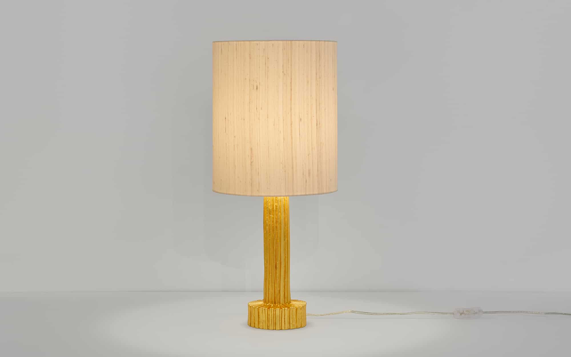 Lampe Or jaune - Elizabeth & Mattia Garouste & Bonetti - Table light - Galerie kreo