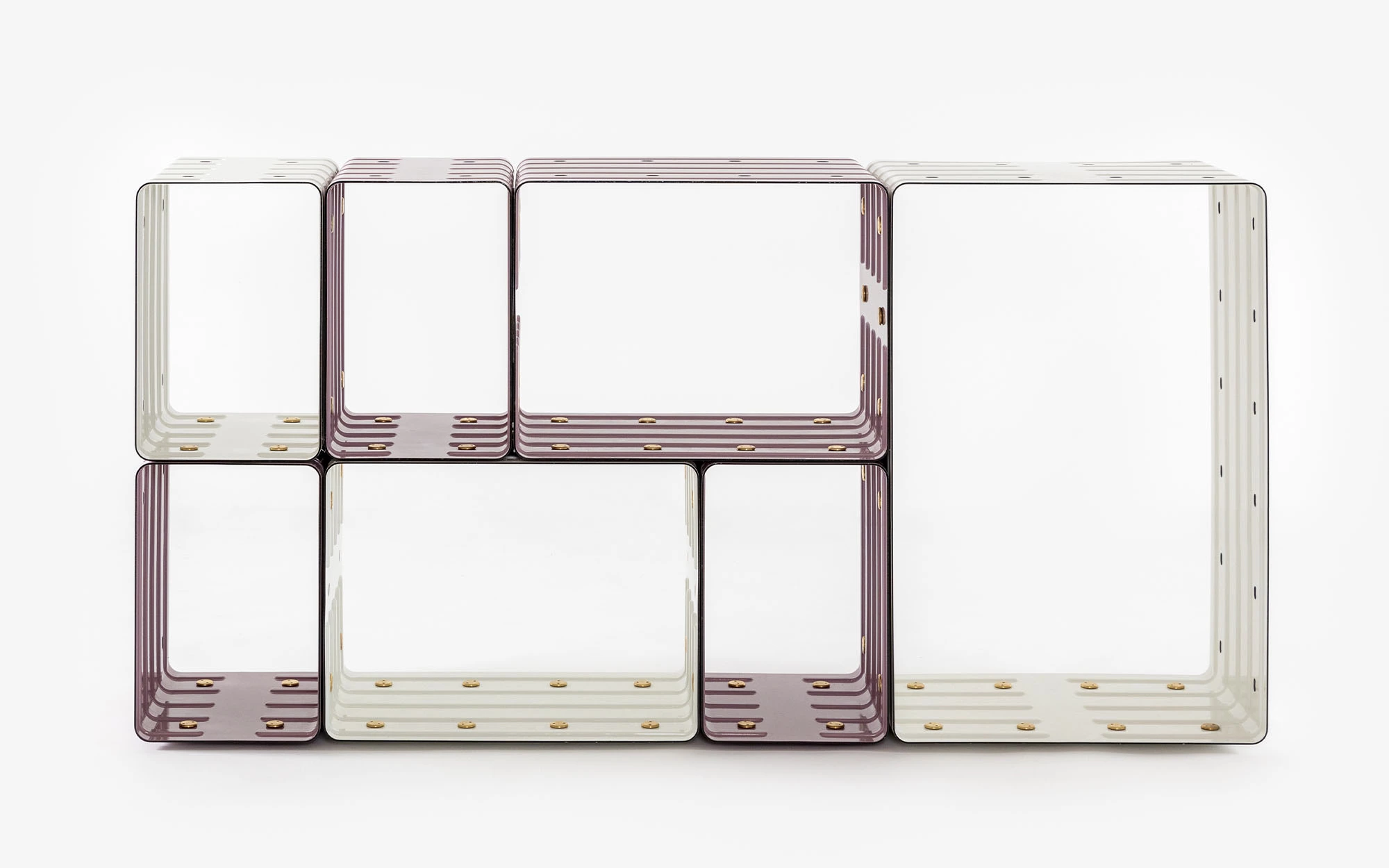 Quobus 1,2,4 two-colored - Marc Newson - Bookshelf - Galerie kreo