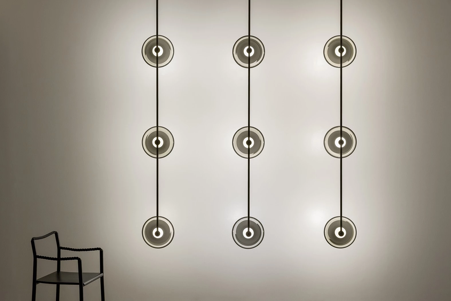 Clair-obscur MULTIPLE SMOKE - Ronan Bouroullec - Ceiling light - Galerie kreo
