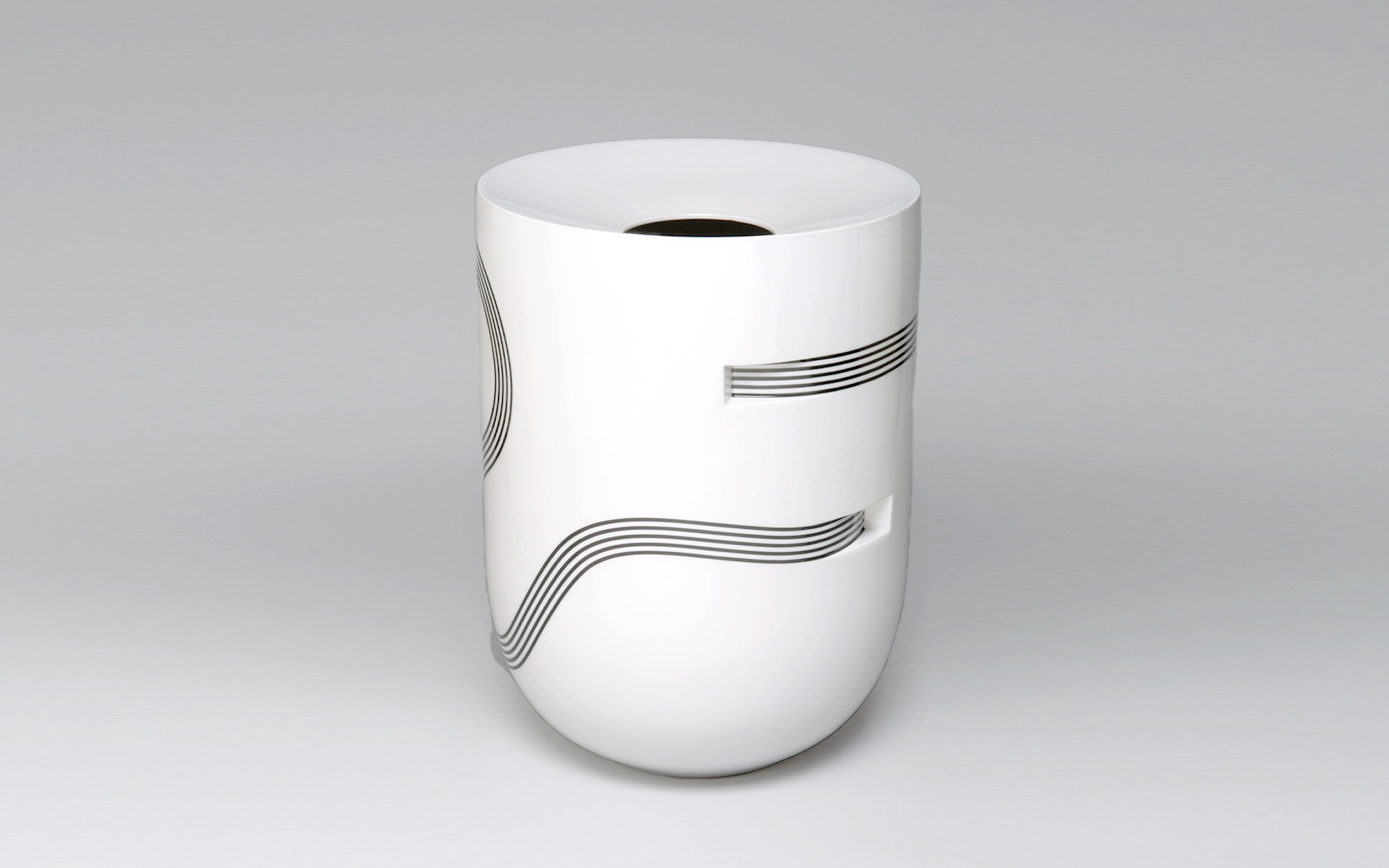 Ruban Vase Black - Pierre Charpin - Storage - Galerie kreo