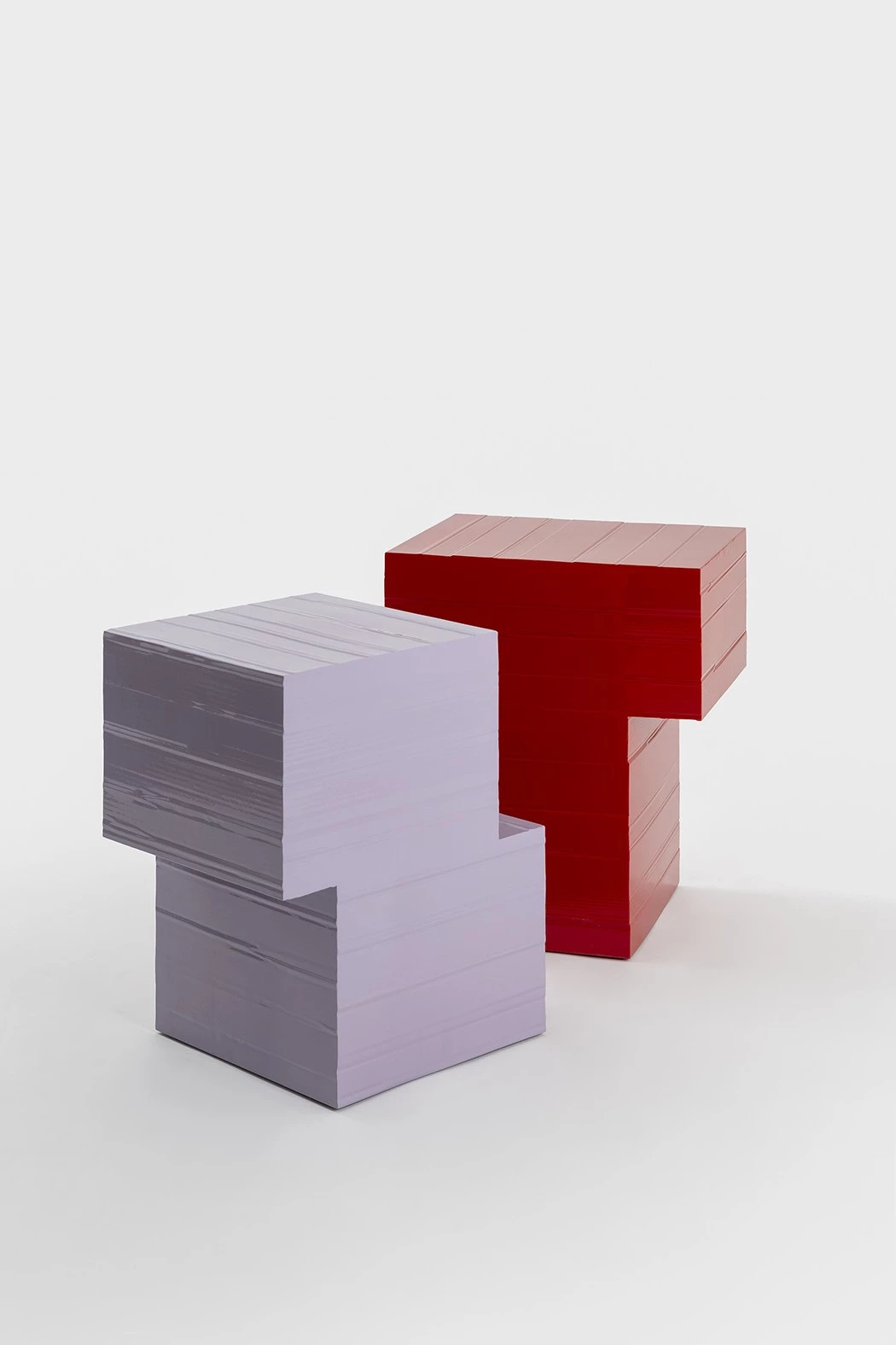 Jello Side Table L Rectangle - Marco Campardo - Side table - Galerie kreo