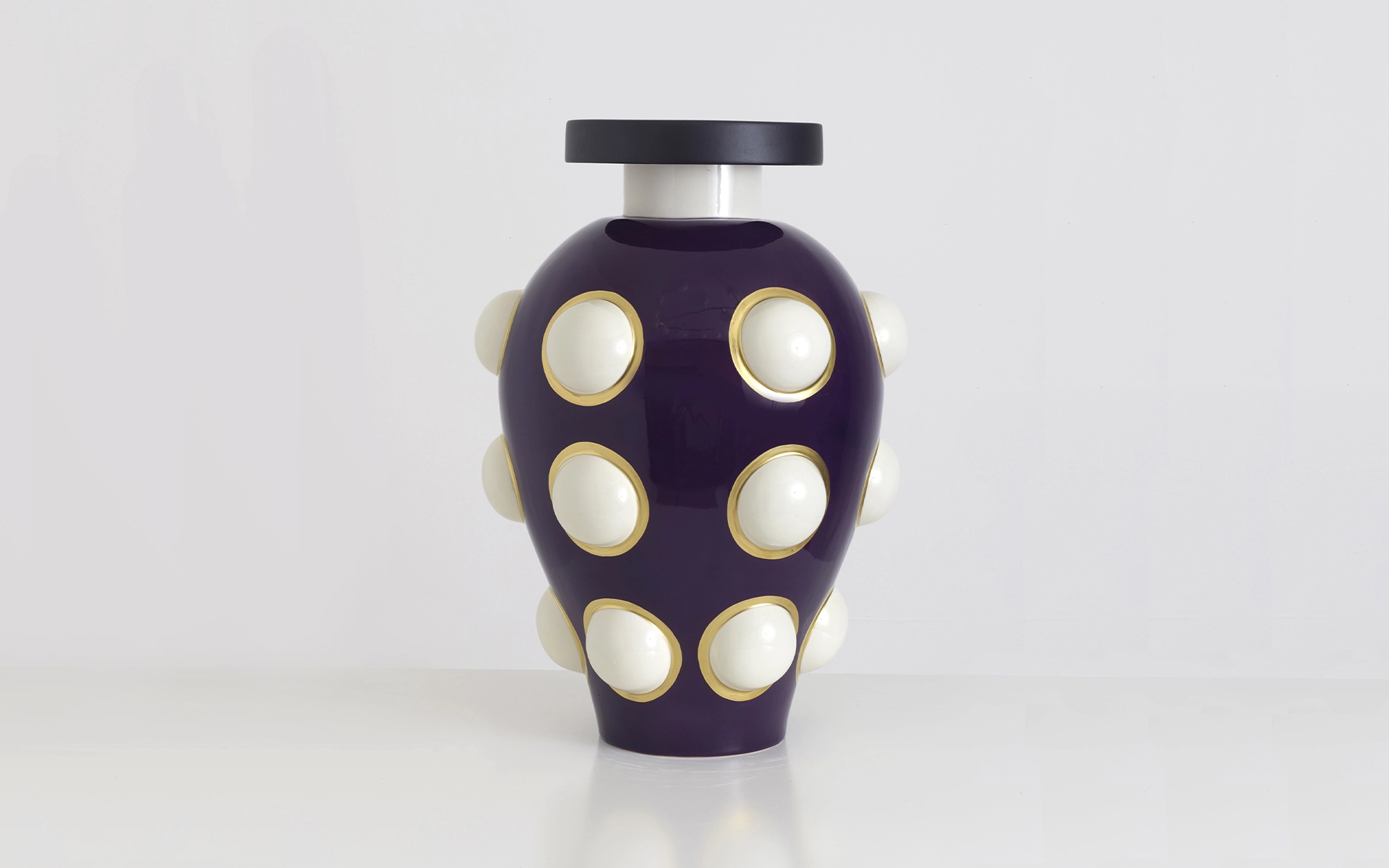 Cabochon Vase Cardinal - Olivier Gagnère - Vase - Galerie kreo