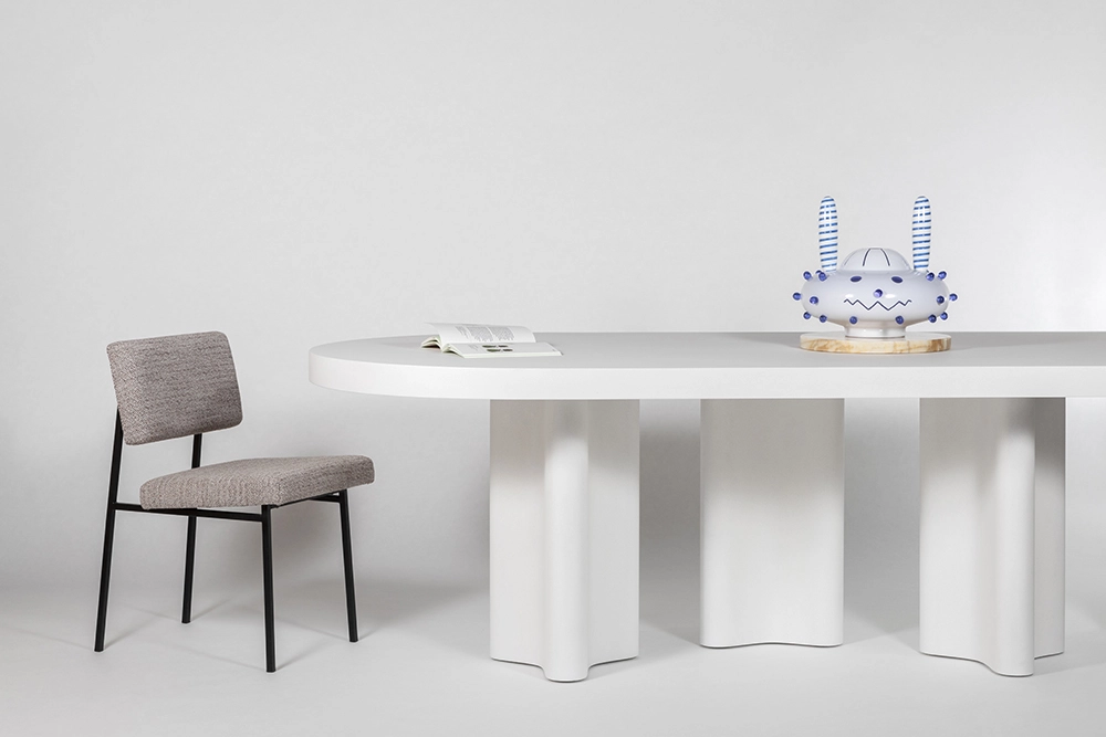 Azo oval table - François Bauchet - Table - Galerie kreo